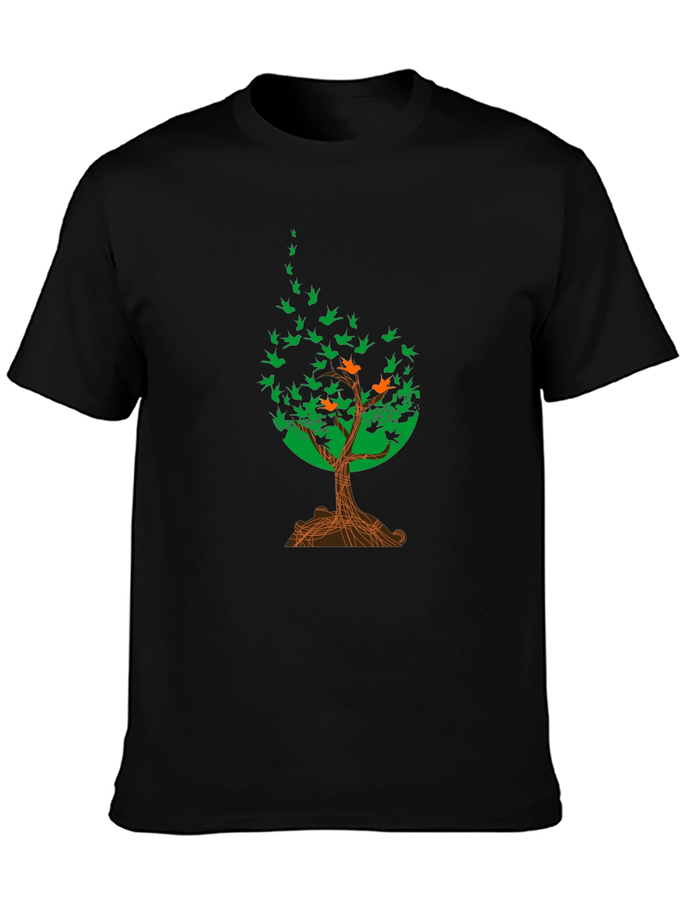 Natures Flight T-Shirt: Tree of Birds Design