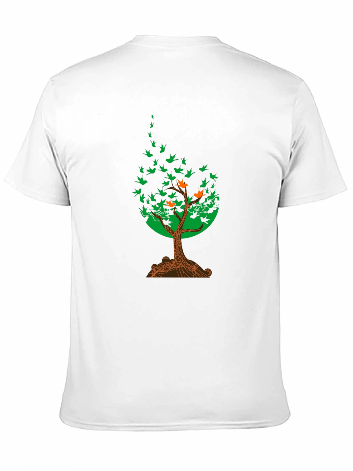 Natures Flight T-Shirt: Tree of Birds Design