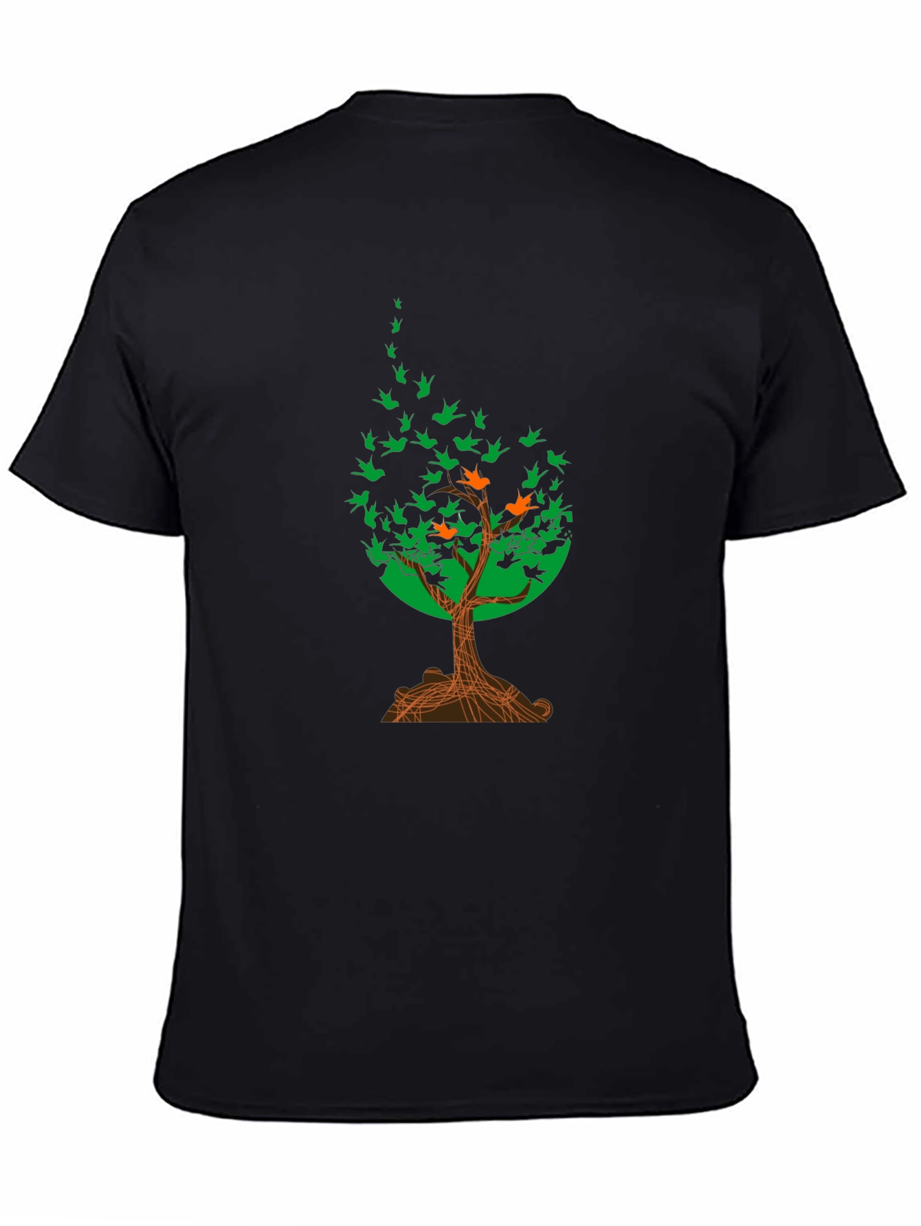 Natures Flight T-Shirt: Tree of Birds Design