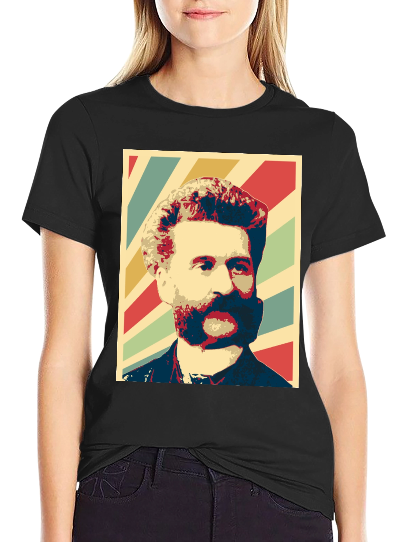 Retro Man Portrait Graphic T-Shirt