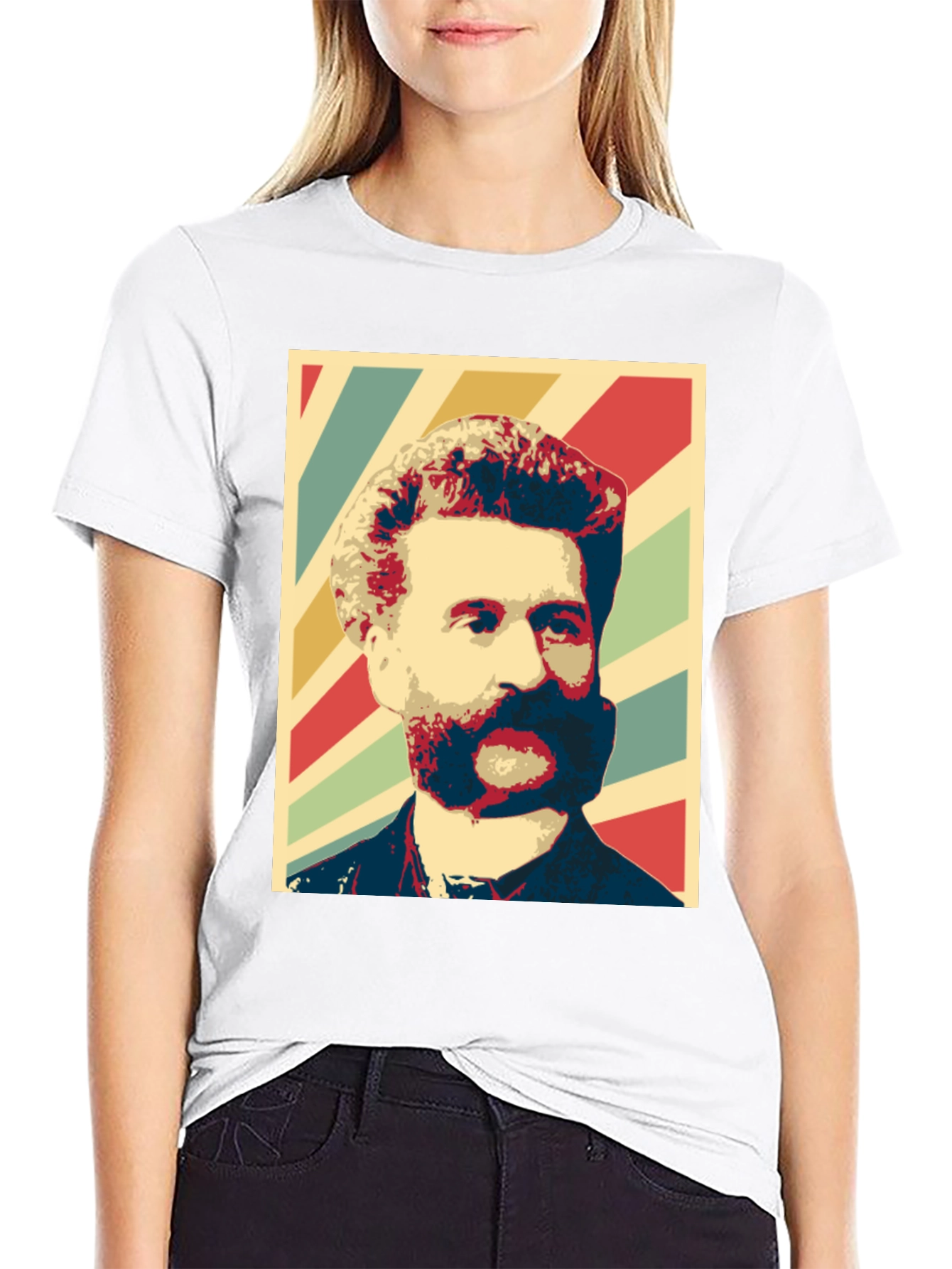 Retro Man Portrait Graphic T-Shirt