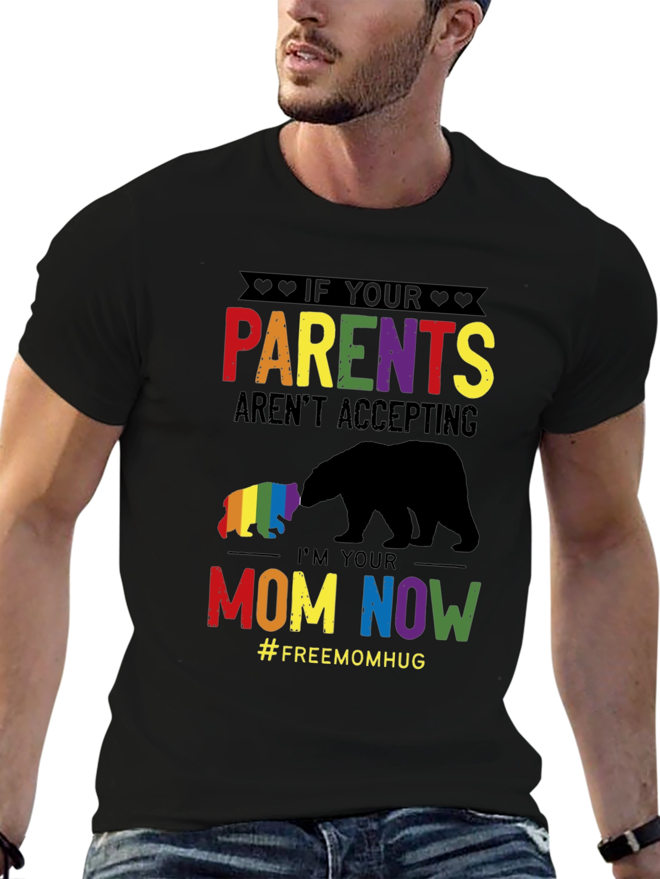LGBTQ+ Im Your Mom Now Graphic T-Shirt