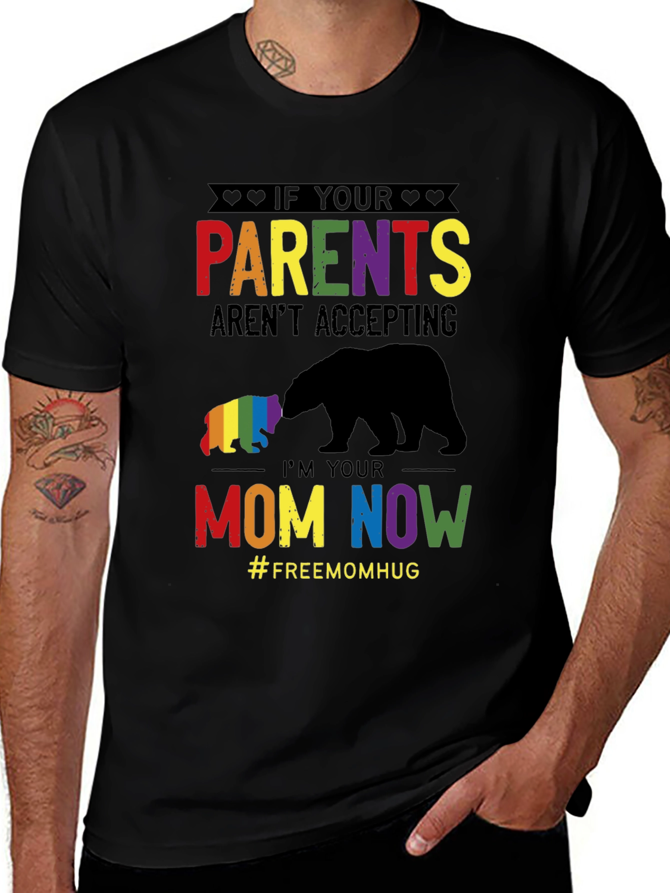 LGBTQ+ Im Your Mom Now Graphic T-Shirt