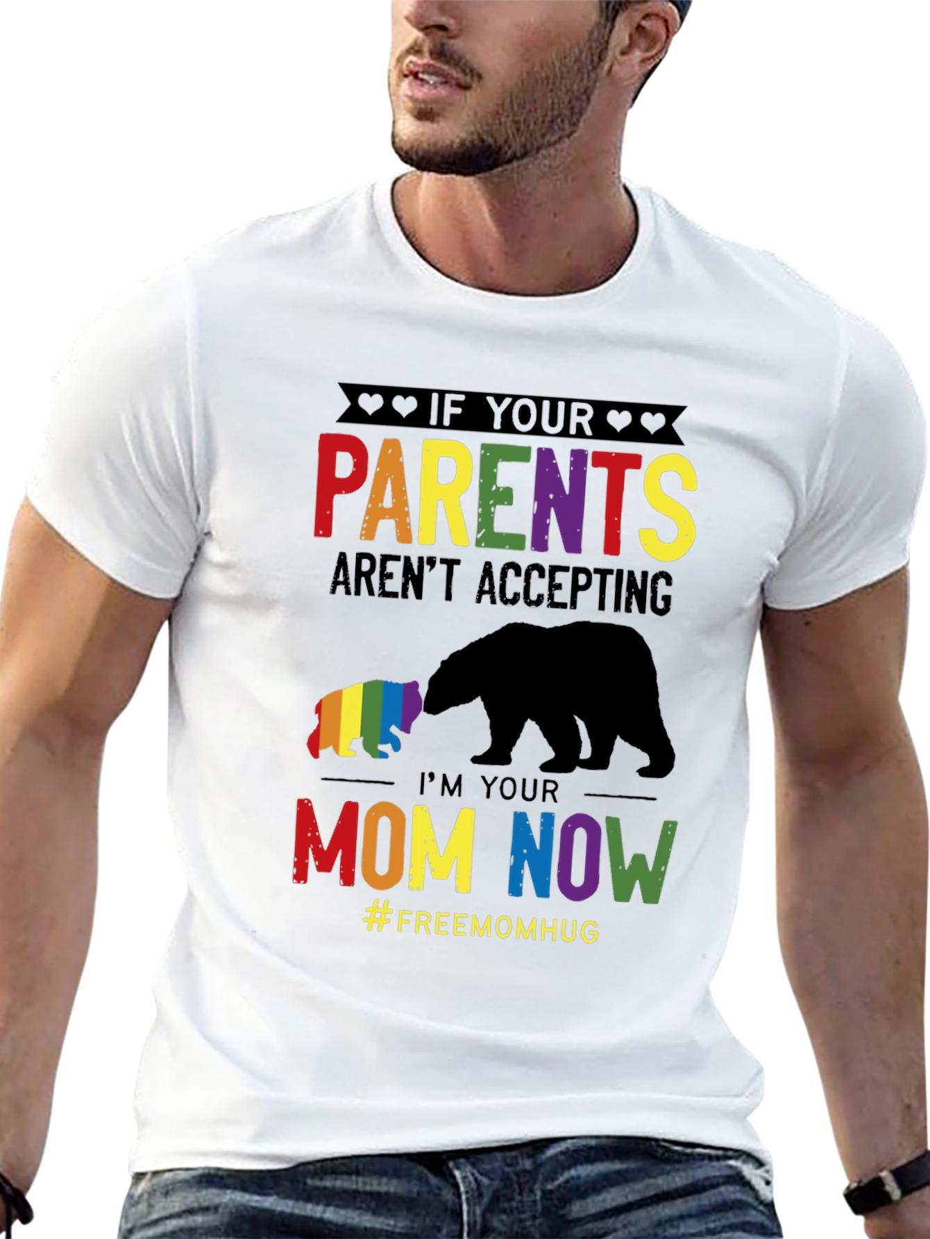 LGBTQ+ Im Your Mom Now Graphic T-Shirt