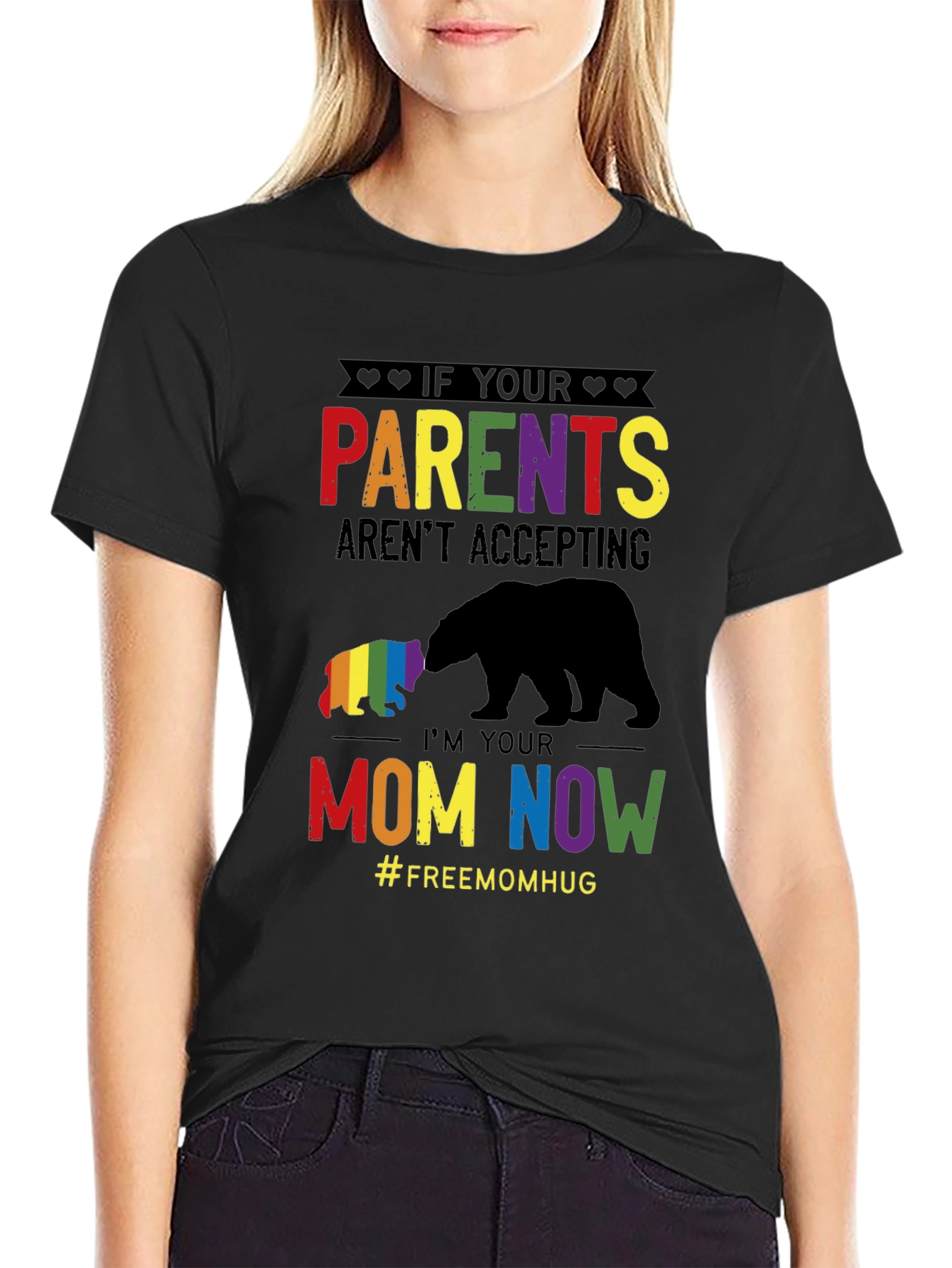 LGBTQ+ Im Your Mom Now Graphic T-Shirt