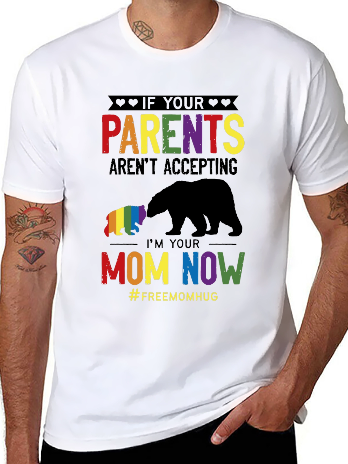 LGBTQ+ Im Your Mom Now Graphic T-Shirt