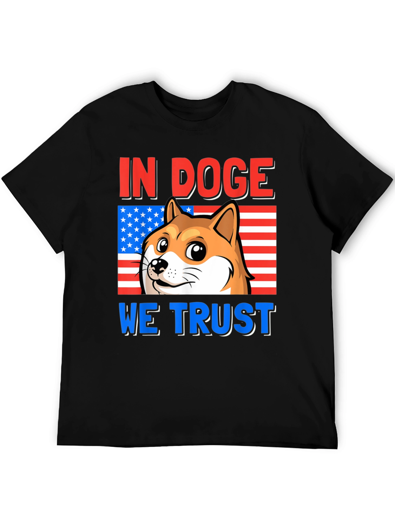 In Doge We Trust Black T-Shirt