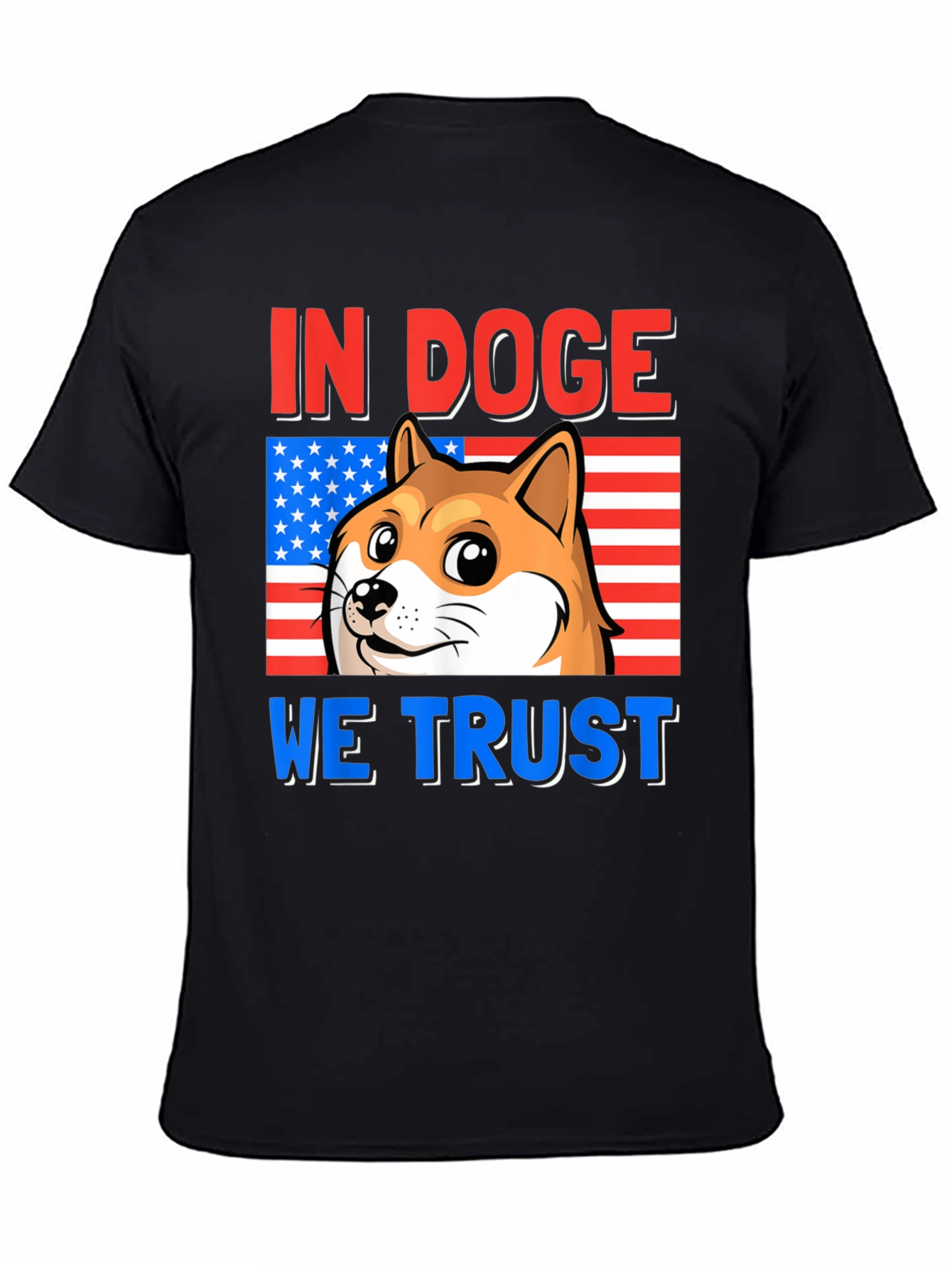 In Doge We Trust Black T-Shirt