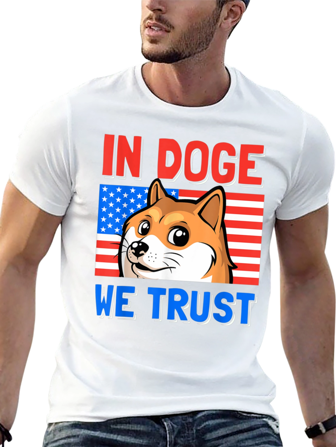In Doge We Trust Black T-Shirt