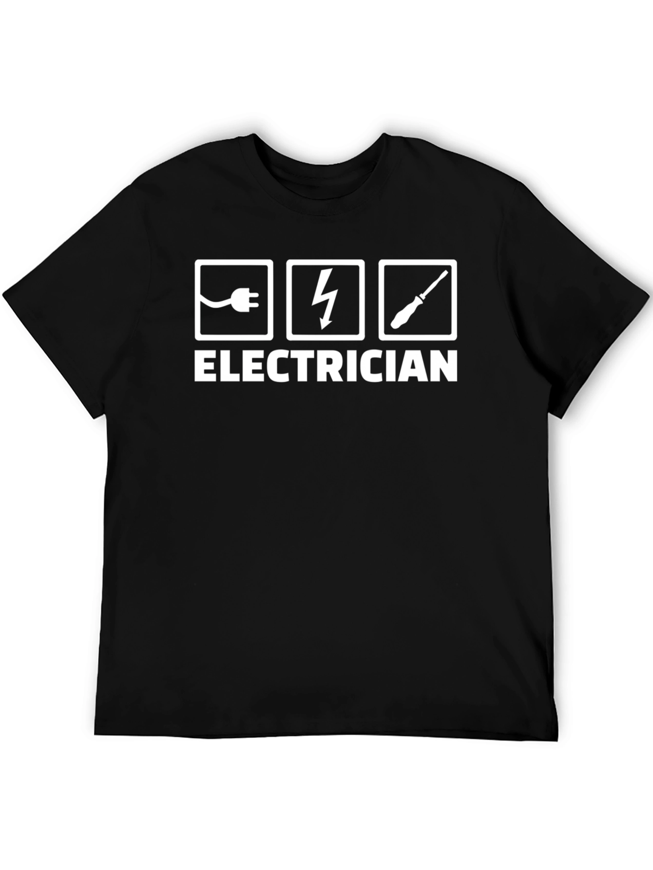 Electrician Graphic T-Shirt - Black