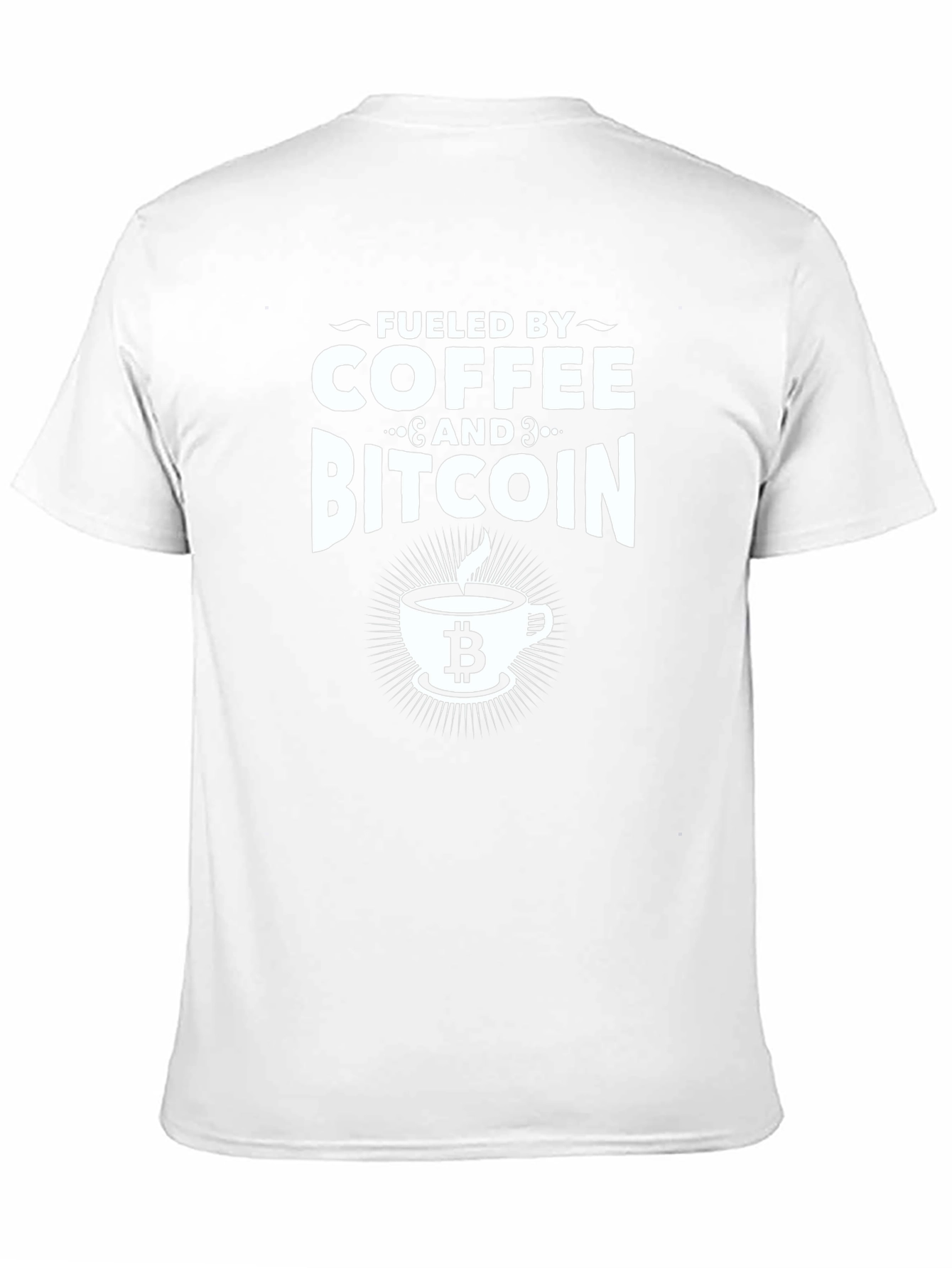 Fueled by Coffee & Bitcoin Graphic T-Shirt