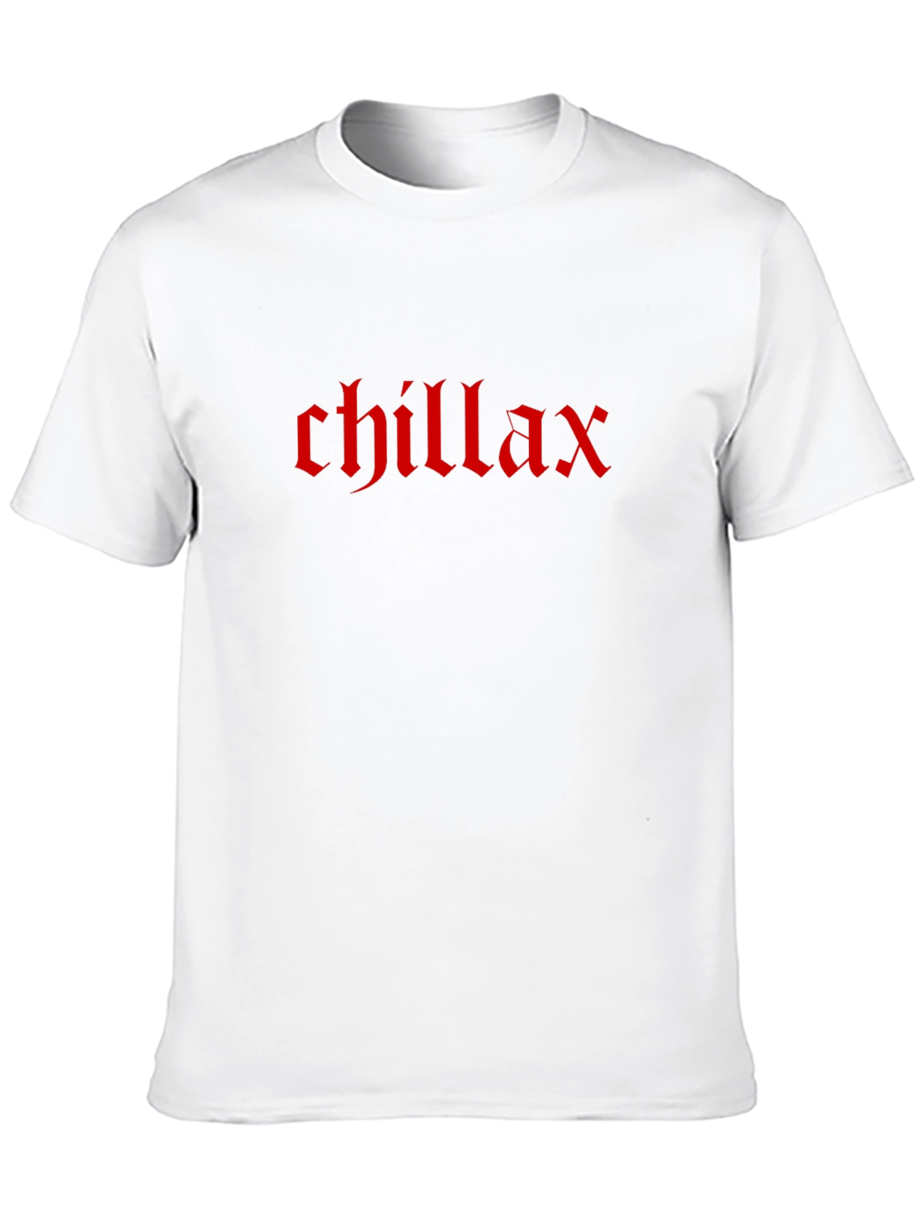 Chillax Black Graphic Tee