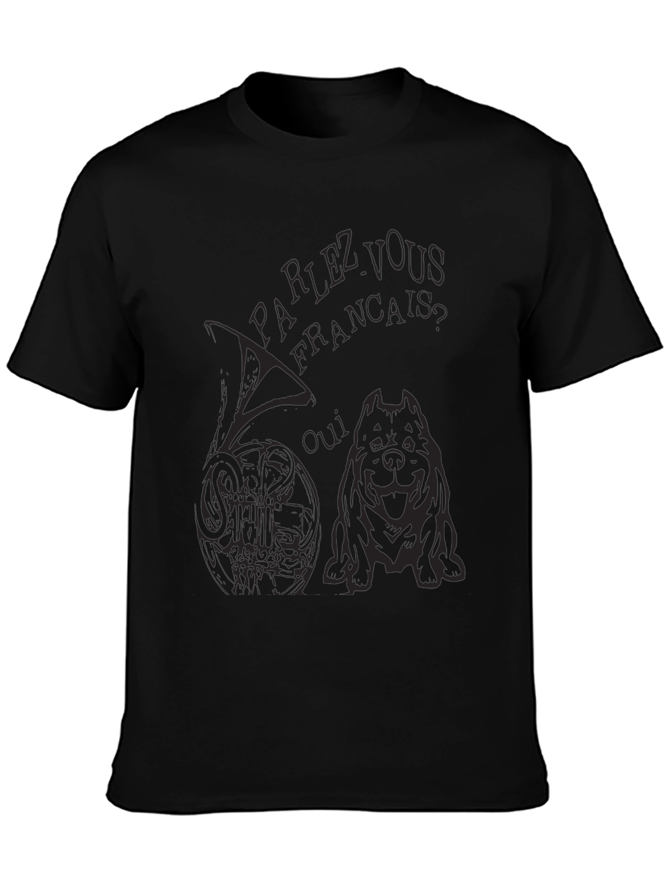 Parlez Vous Francais? Mens Graphic Tee