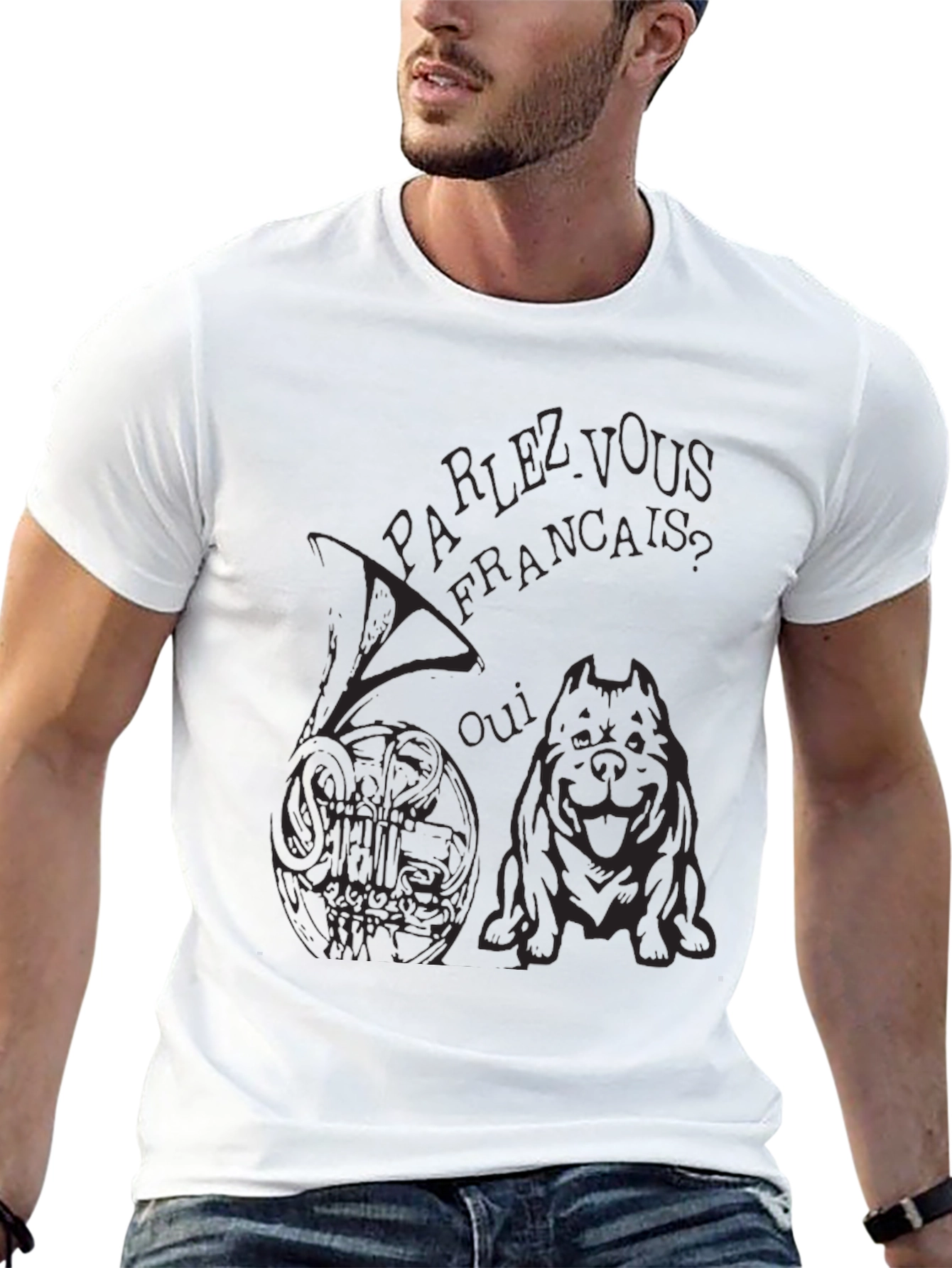 Parlez Vous Francais? Mens Graphic Tee