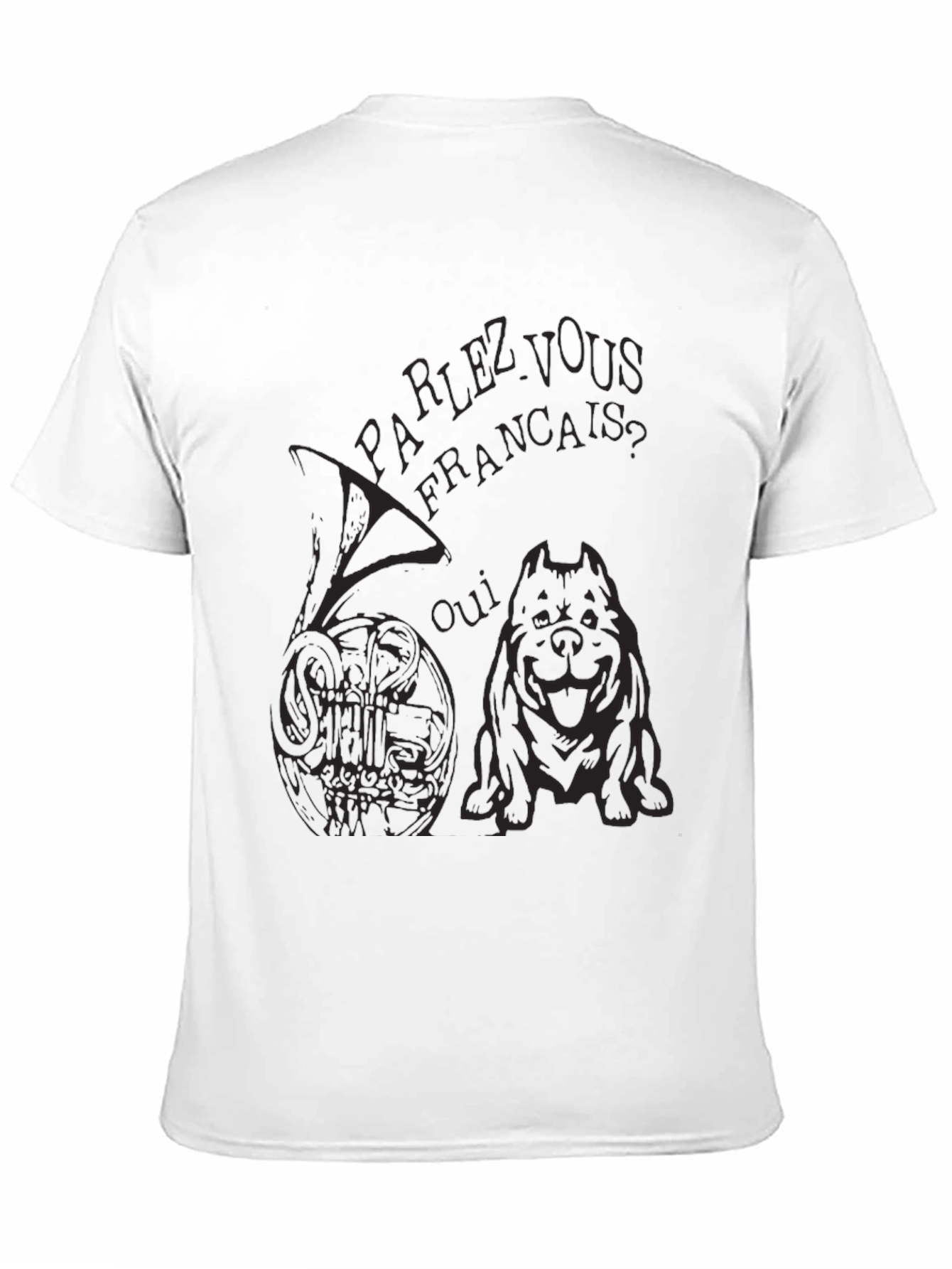 Parlez Vous Francais? Mens Graphic Tee