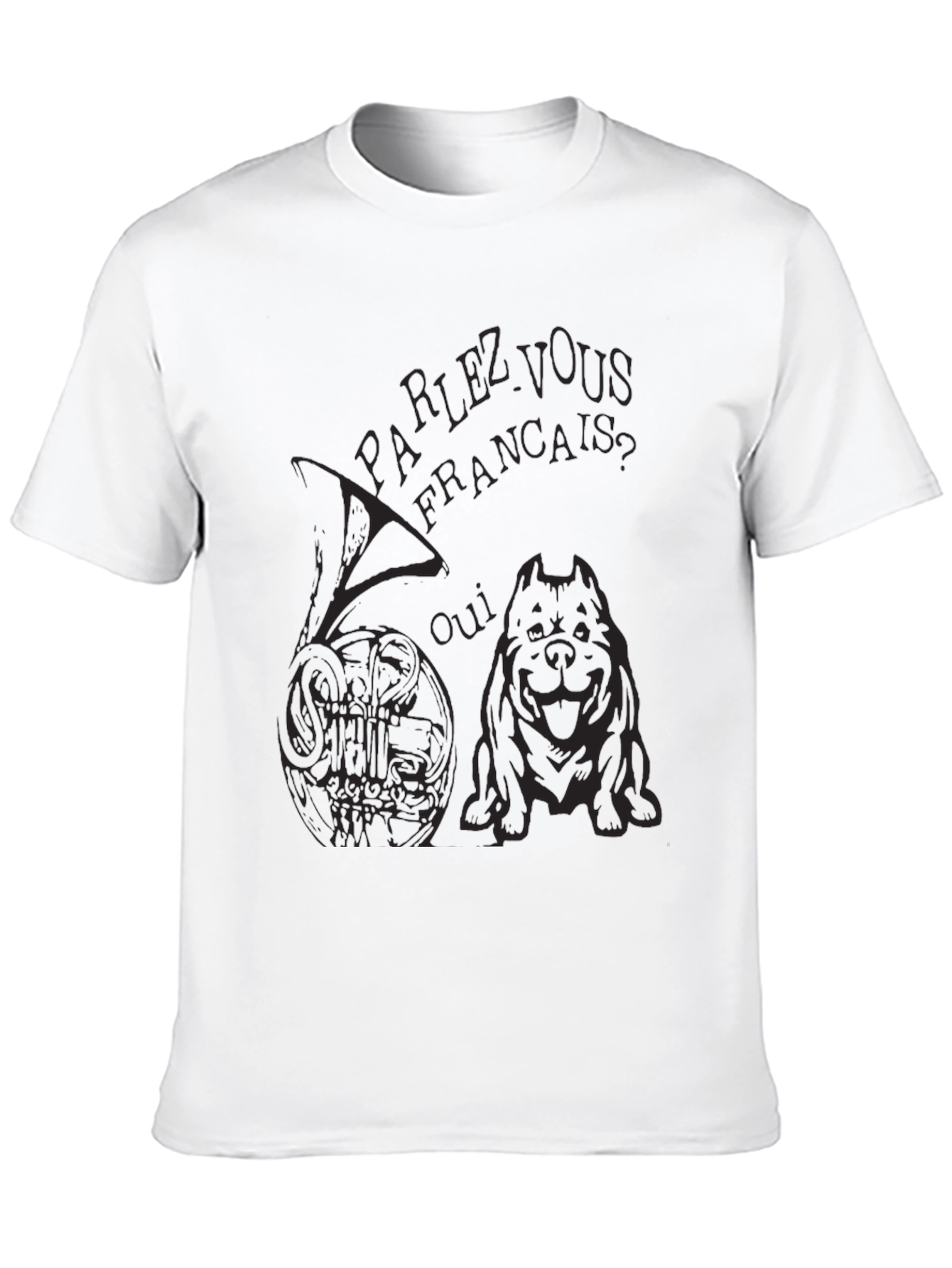 Parlez Vous Francais? Mens Graphic Tee