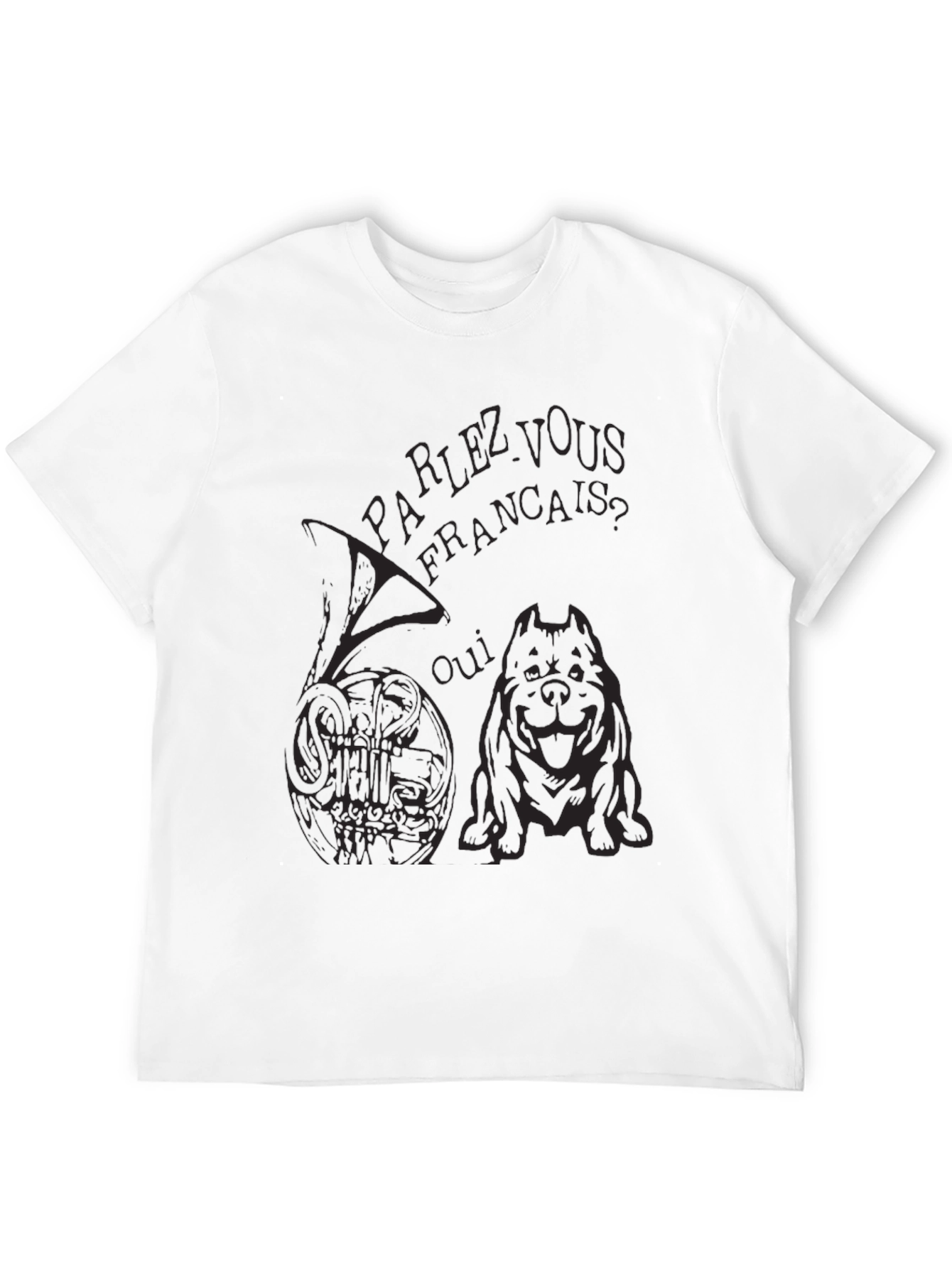 Parlez Vous Francais? Mens Graphic Tee