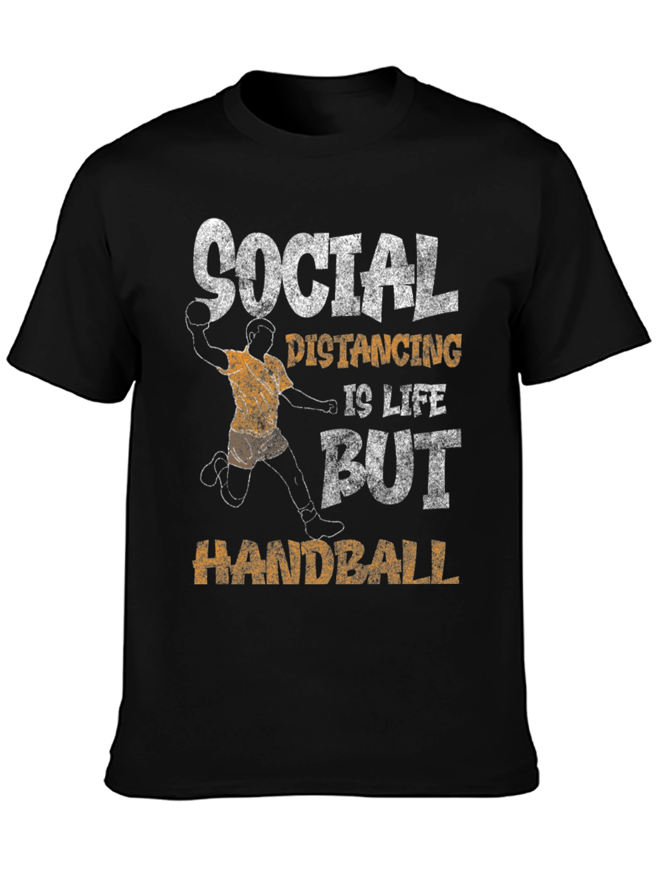 Social Distancing But Handball Graphic Tee