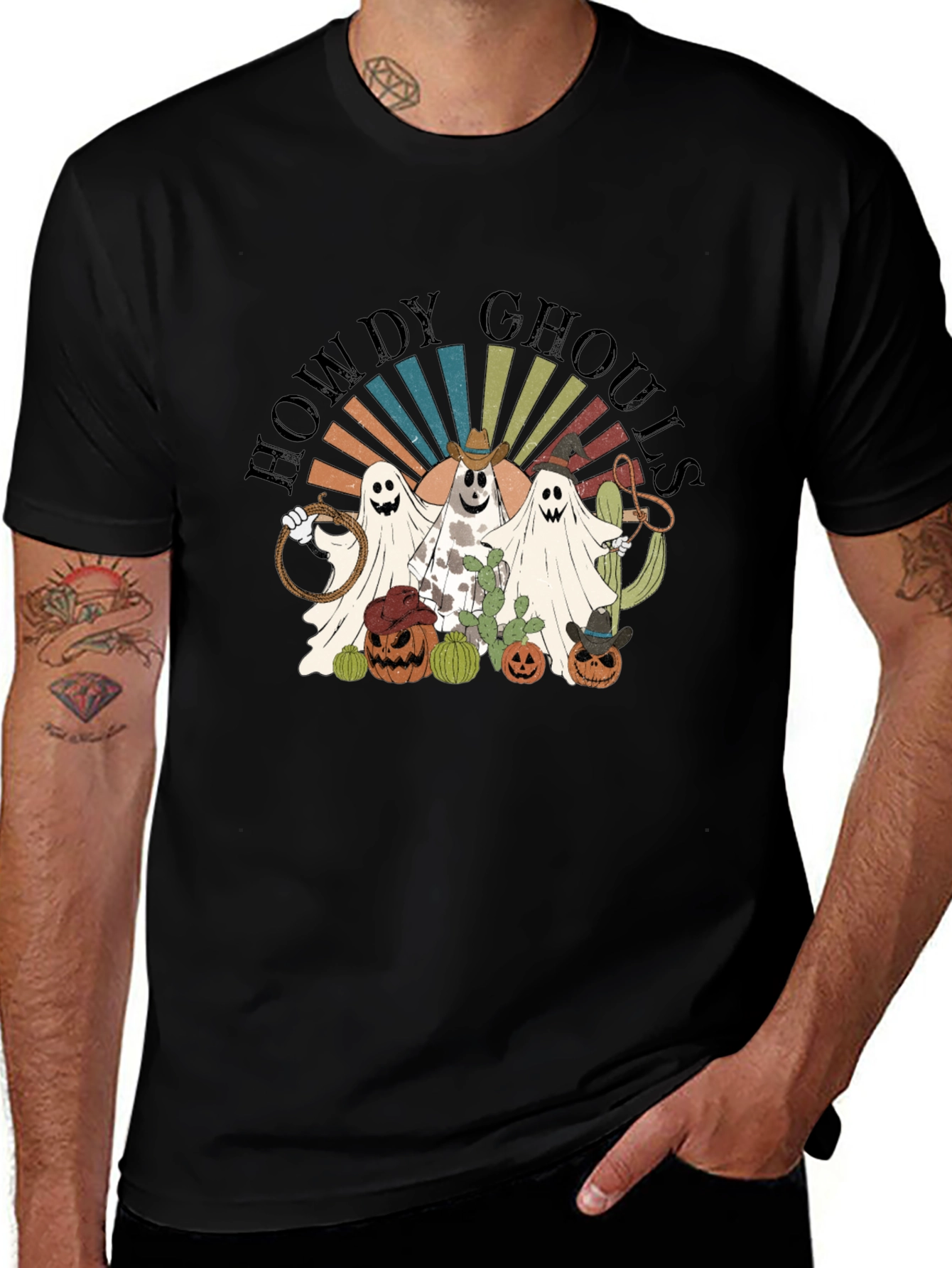 Howdy Ghouls Halloween Tee