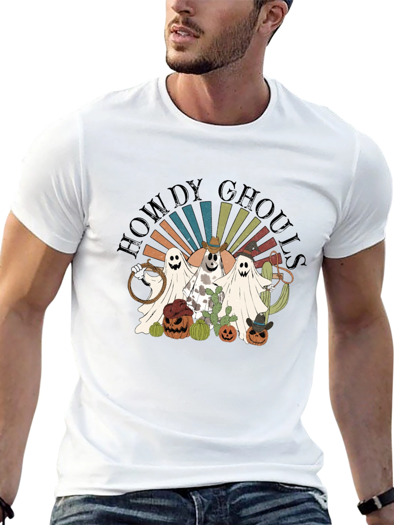 Howdy Ghouls Halloween Tee