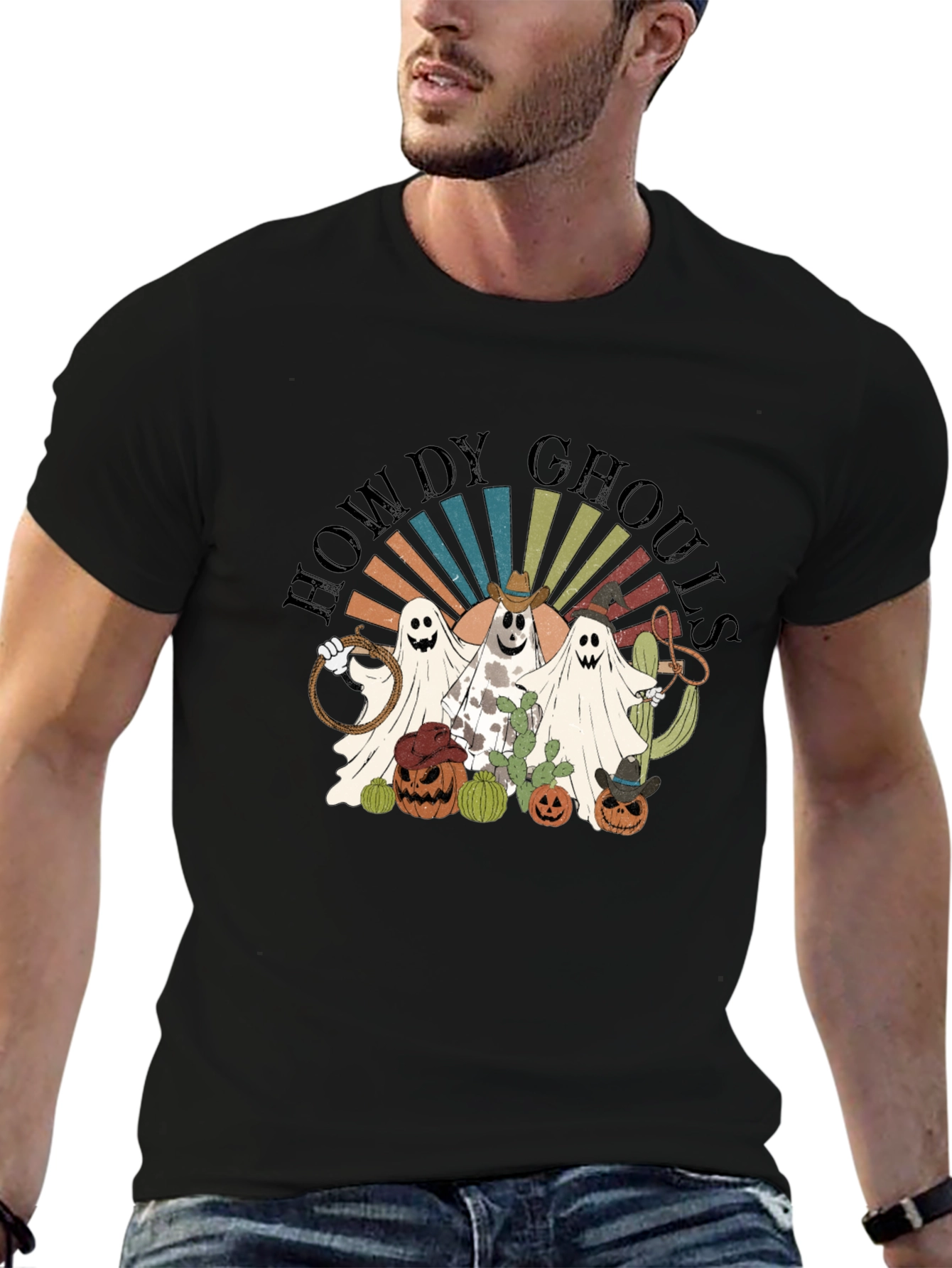 Howdy Ghouls Halloween Tee