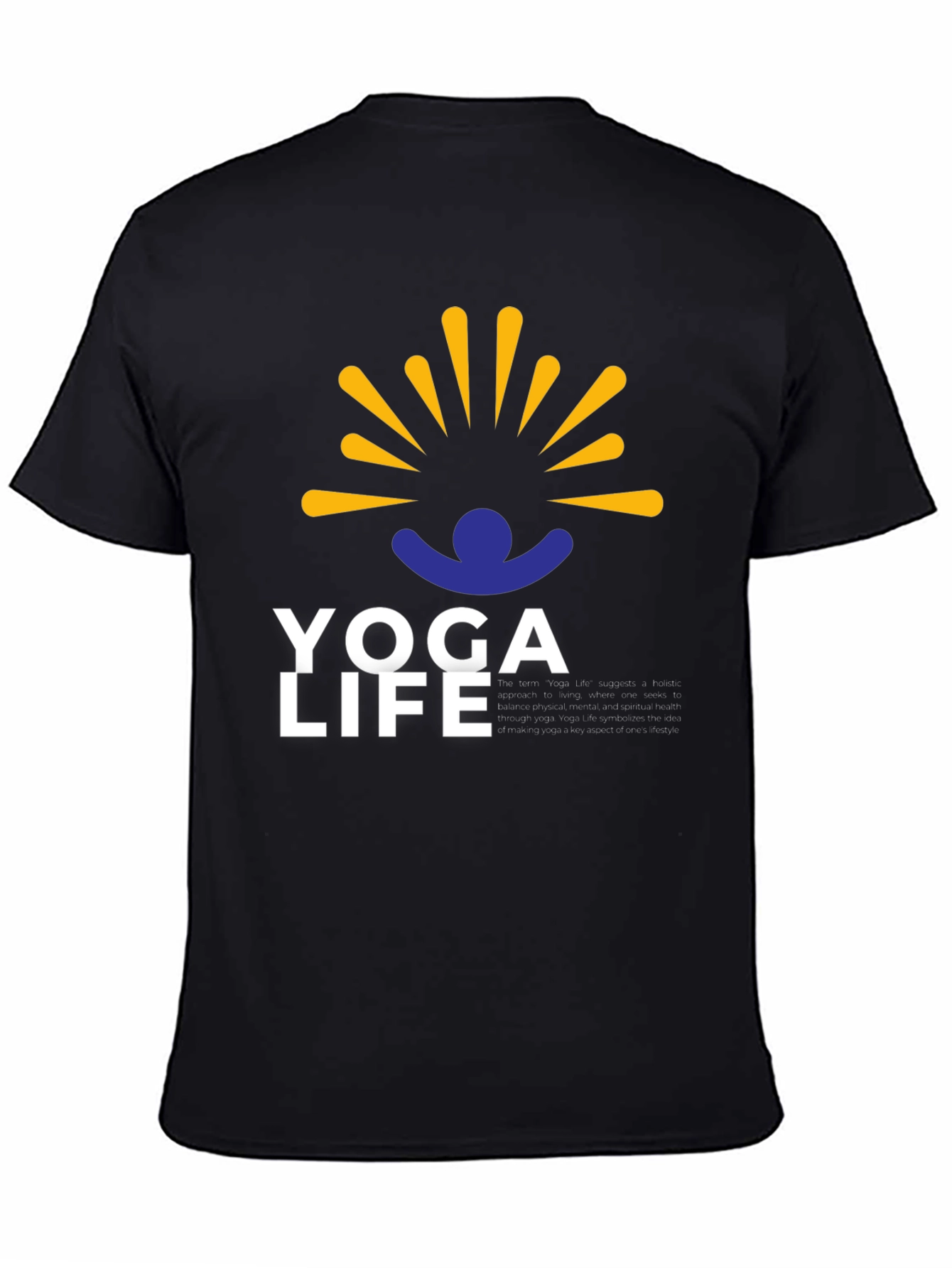 Yoga Life Graphic Tee - Relax & Recharge