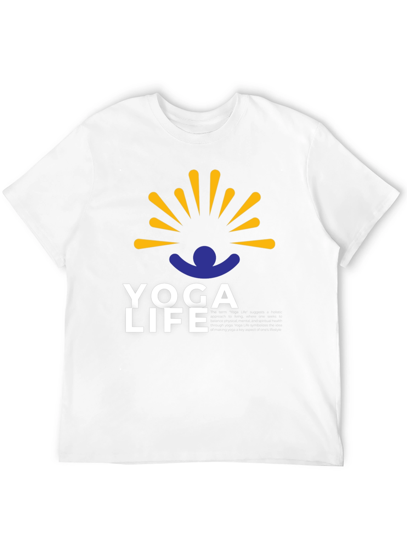 Yoga Life Graphic Tee - Relax & Recharge