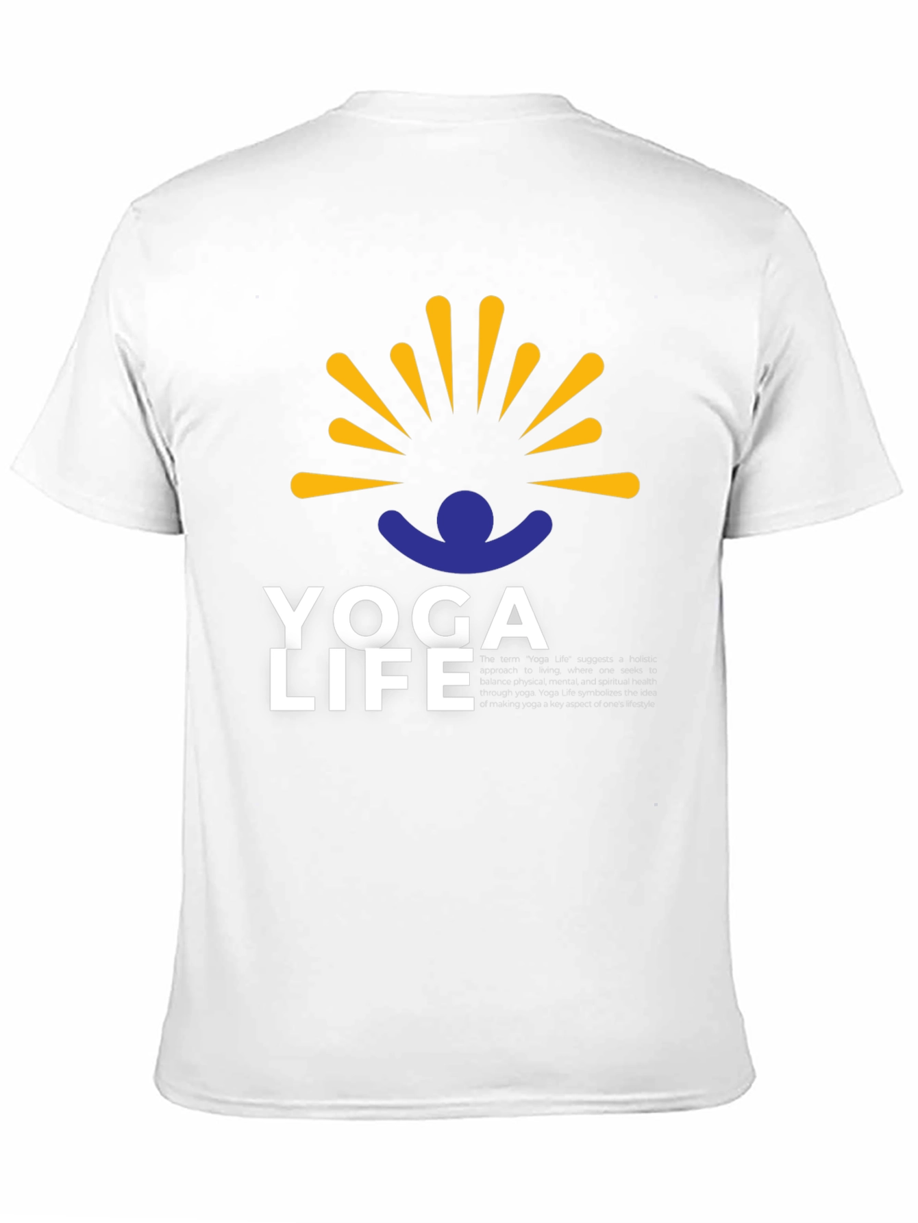 Yoga Life Graphic Tee - Relax & Recharge