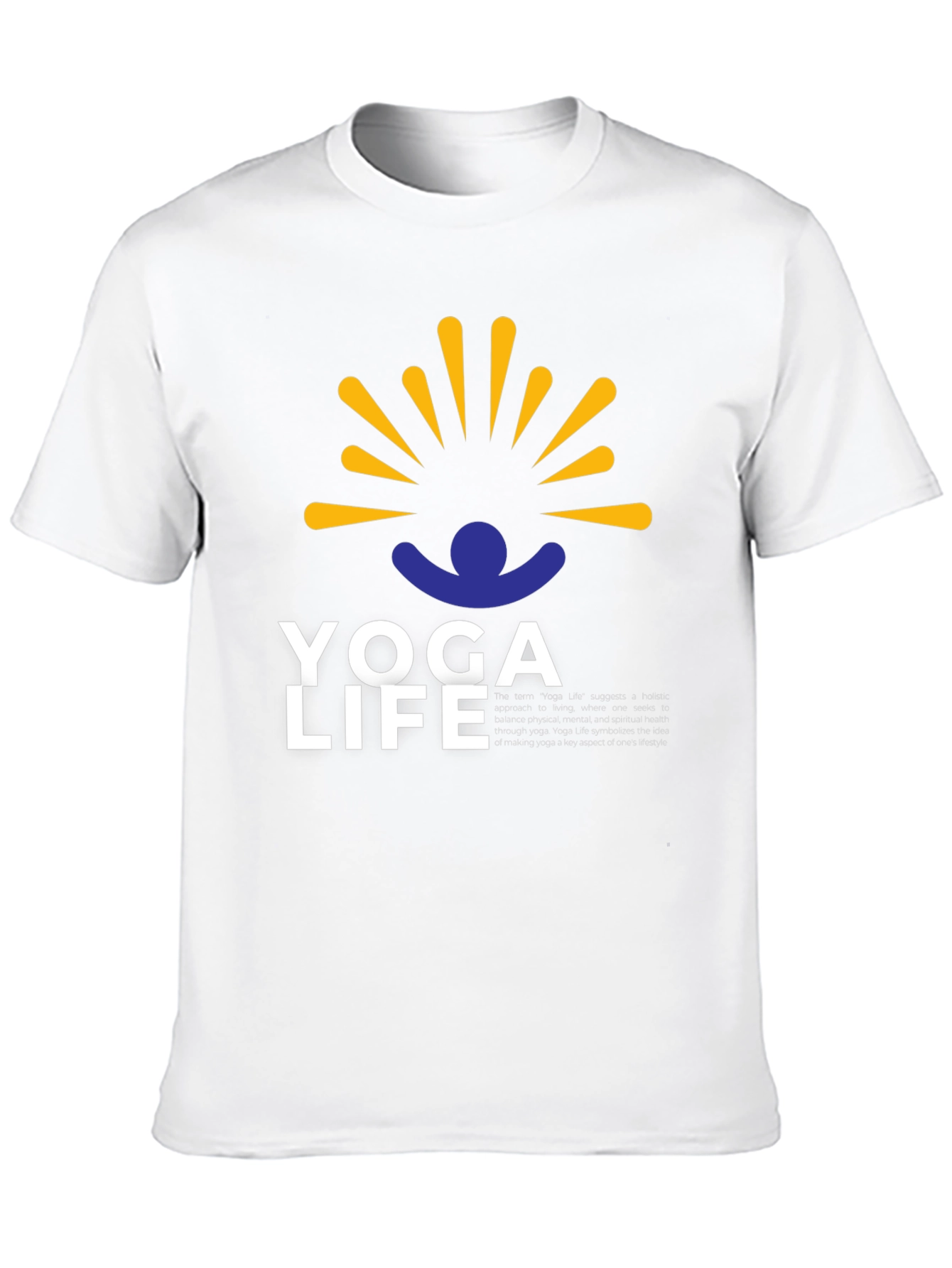 Yoga Life Graphic Tee - Relax & Recharge