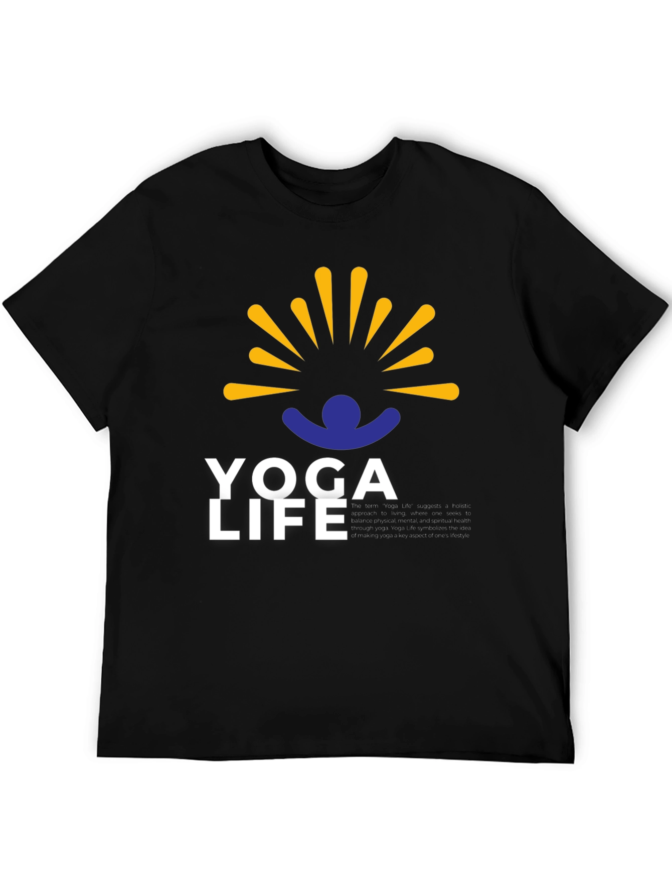 Yoga Life Graphic Tee - Relax & Recharge