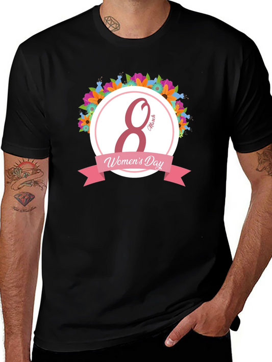 Womens Day Black T-Shirt