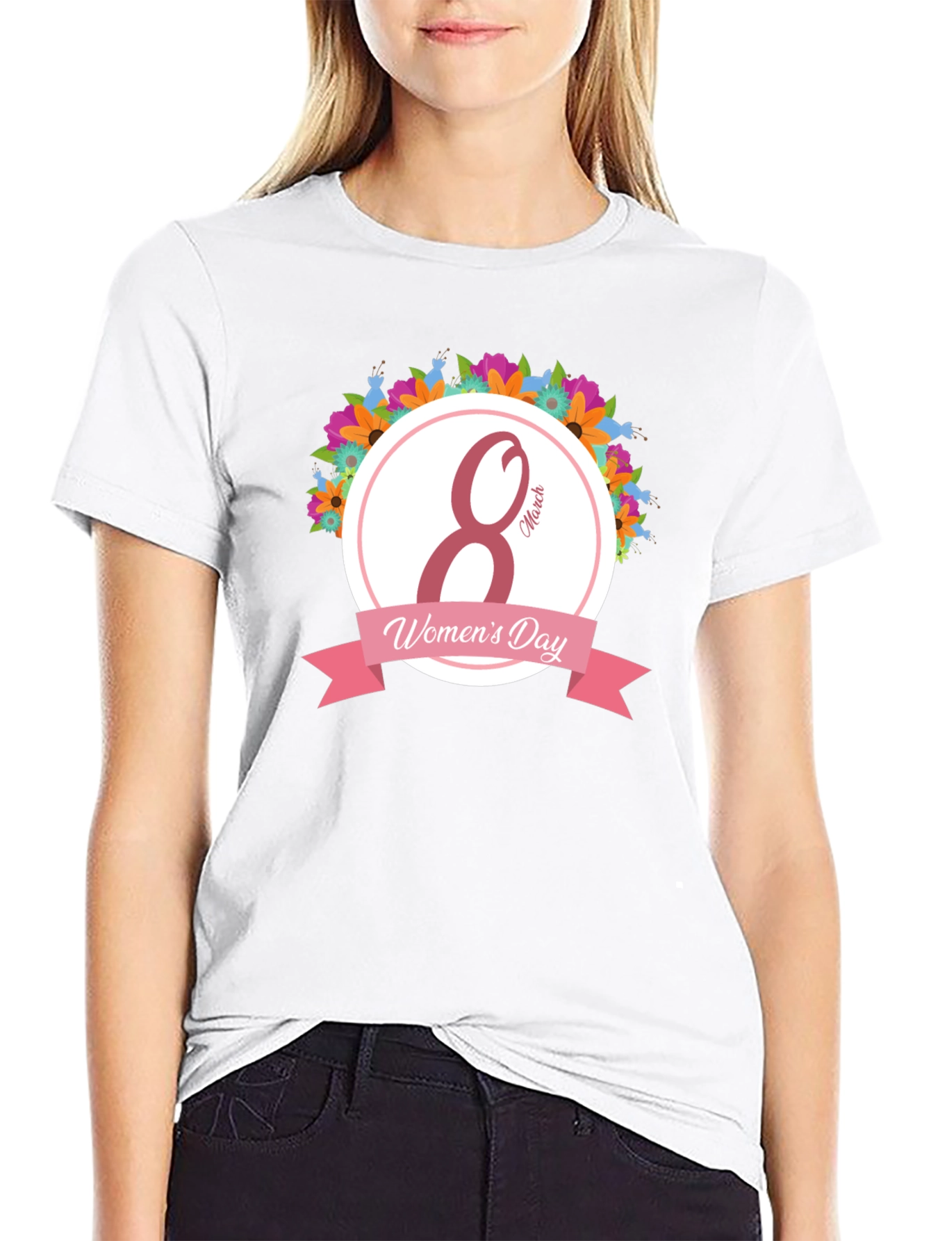Womens Day Black T-Shirt