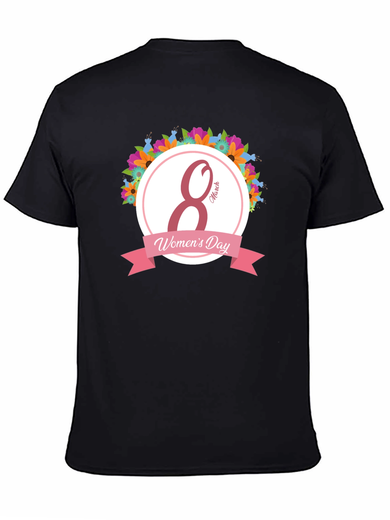 Womens Day Black T-Shirt