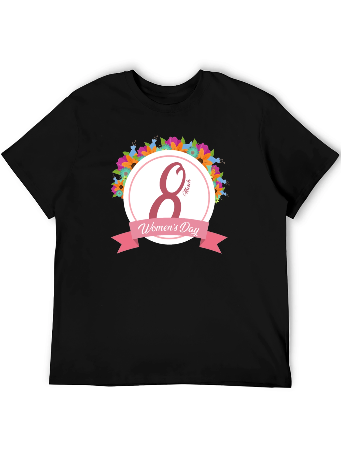 Womens Day Black T-Shirt
