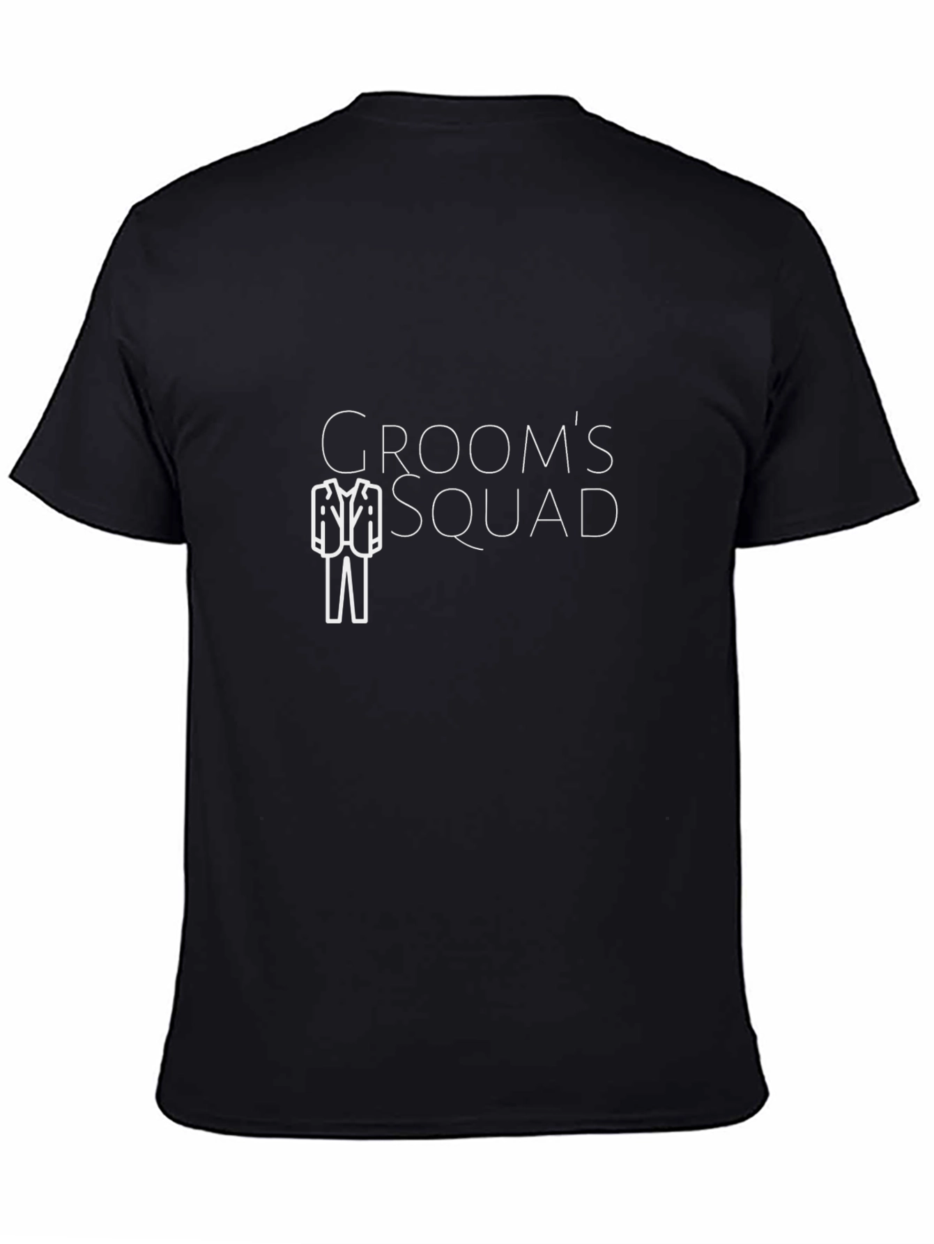Grooms Squad Crewneck T-Shirt