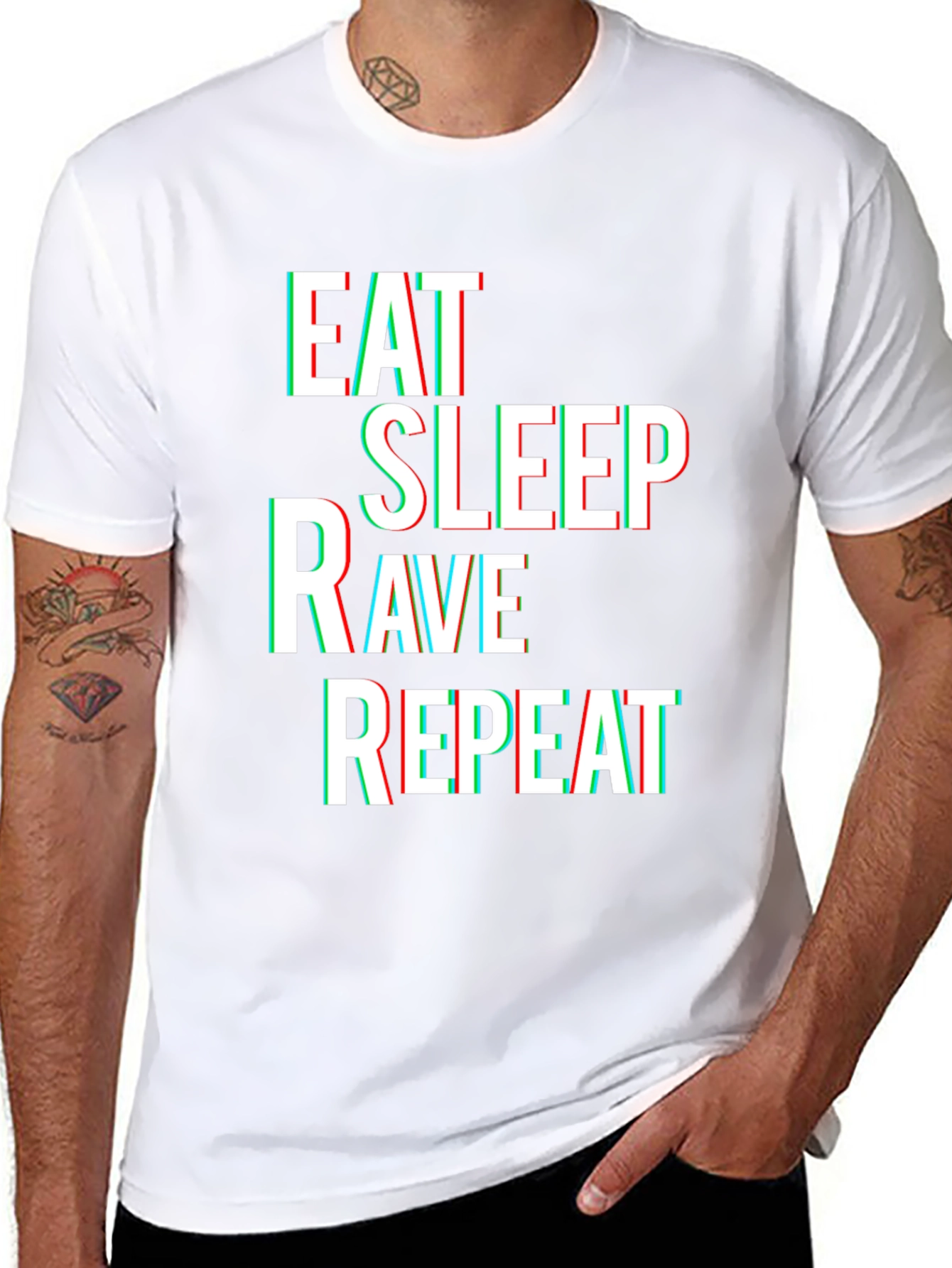 Eat Sleep Rave Repeat T-Shirt