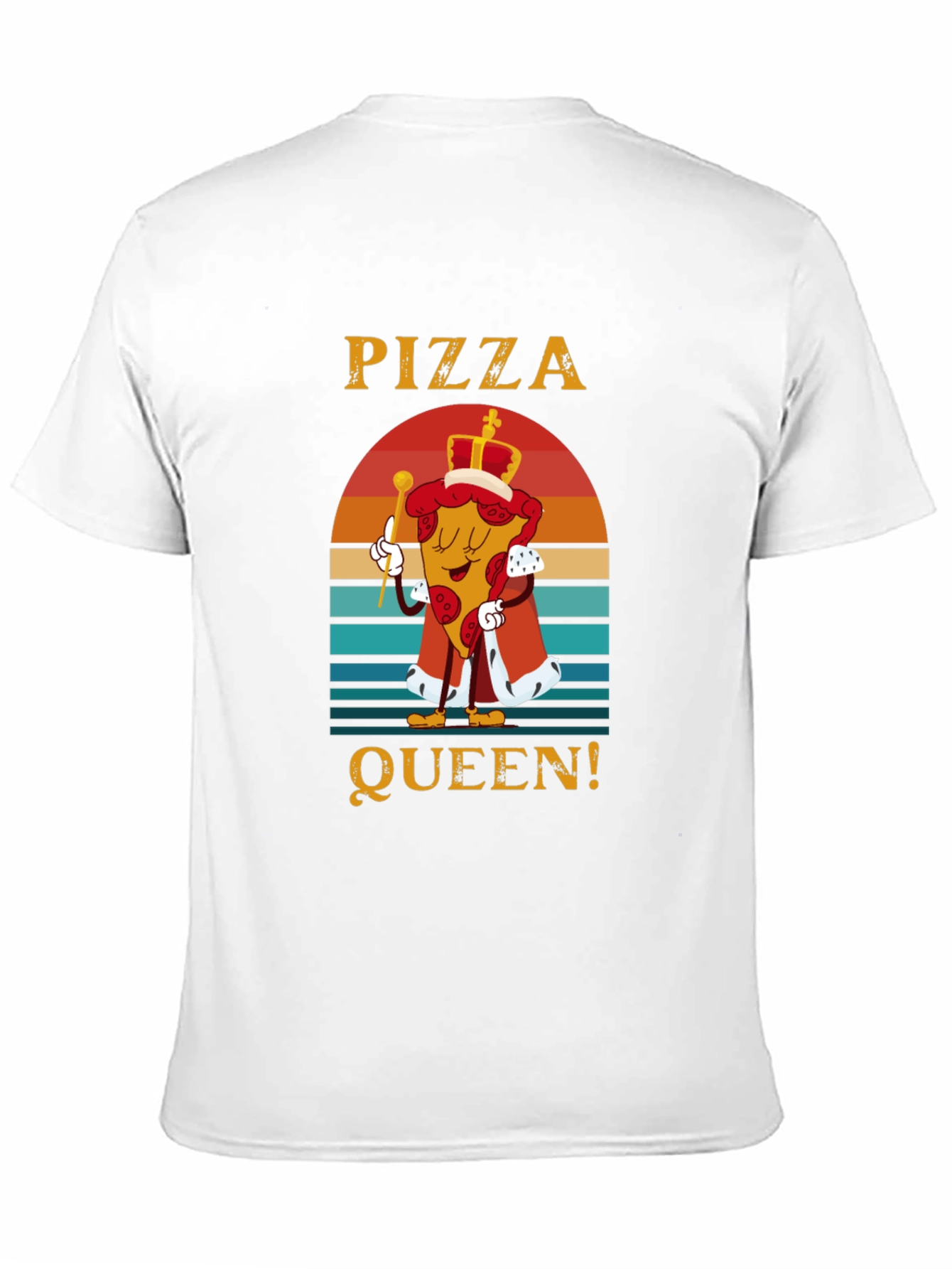 Pizza Queen Graphic T-Shirt - Funny Food Tee