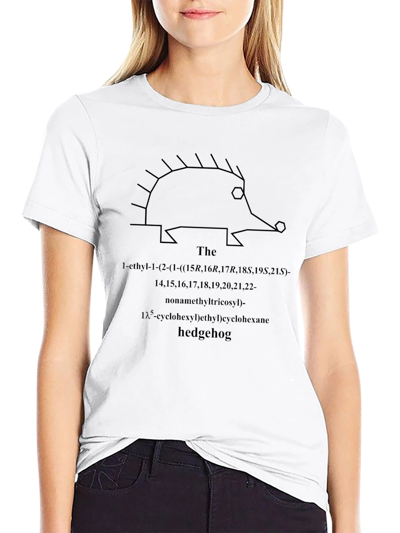 Hedgehog Molecule T-Shirt - Science Humor Tee
