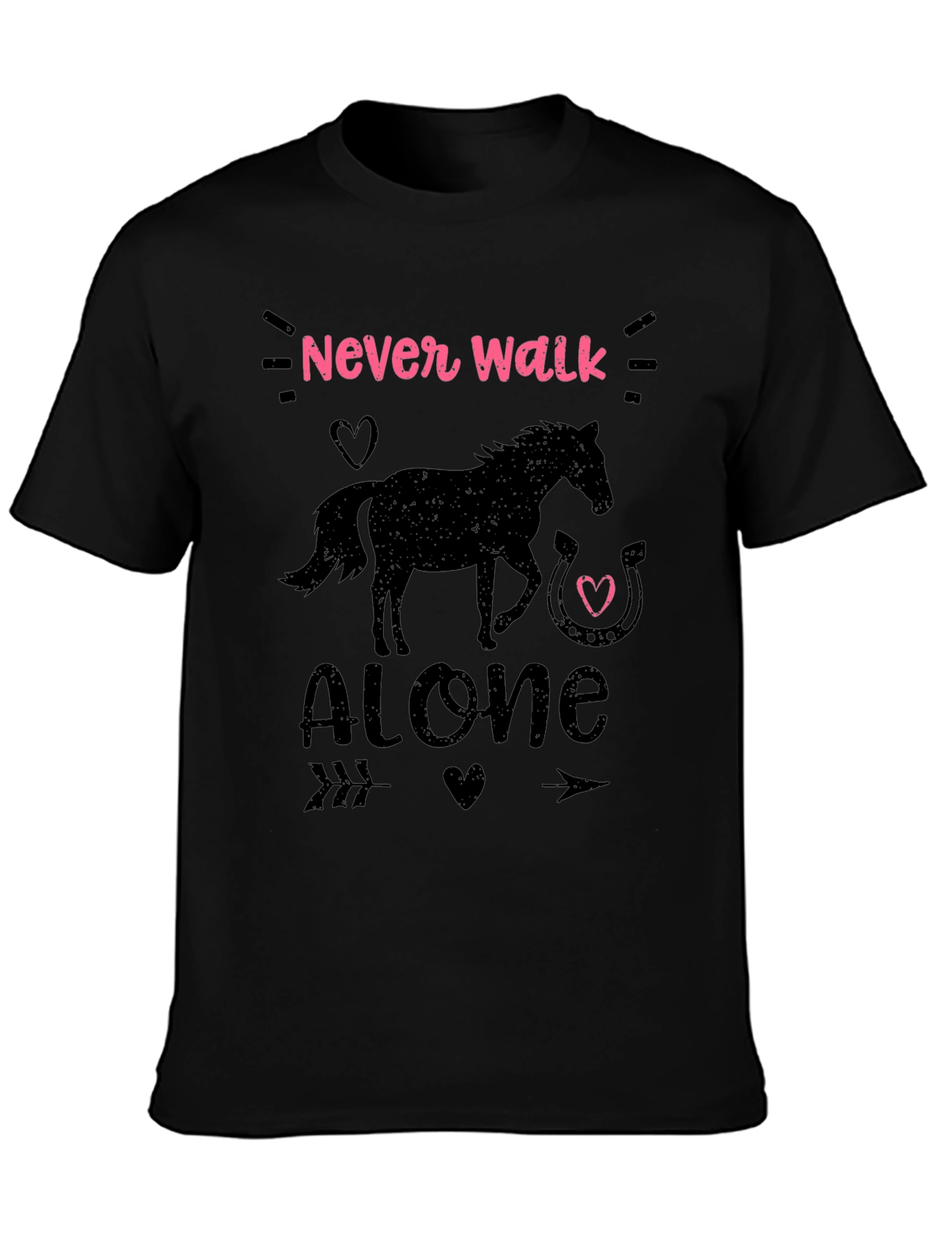 Never Walk Alone Horse Graphic Tee