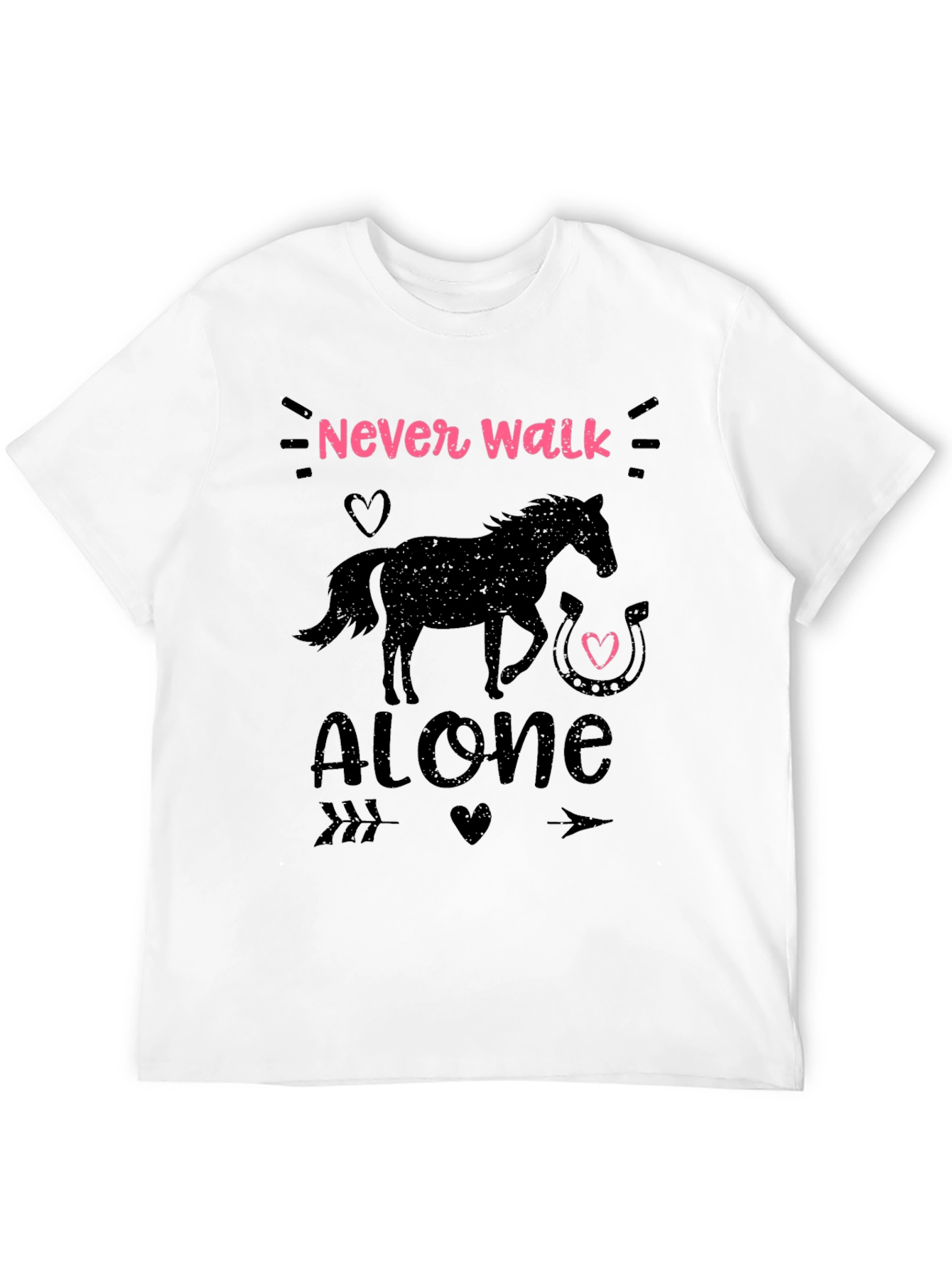 Never Walk Alone Horse Graphic Tee