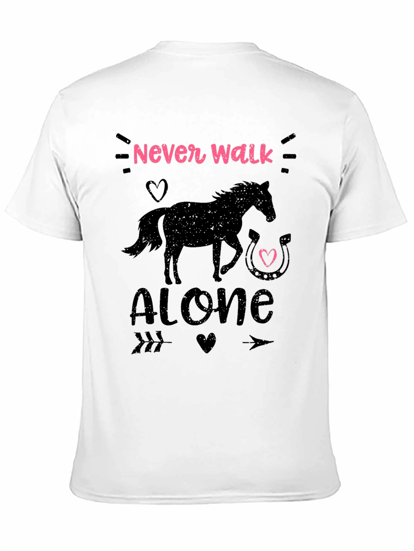 Never Walk Alone Horse Graphic Tee