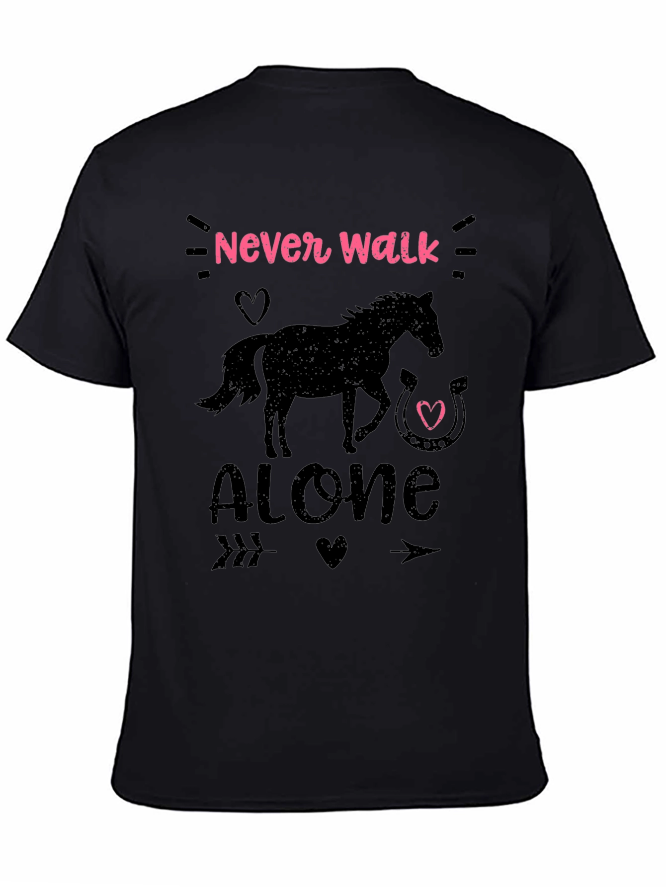 Never Walk Alone Horse Graphic Tee