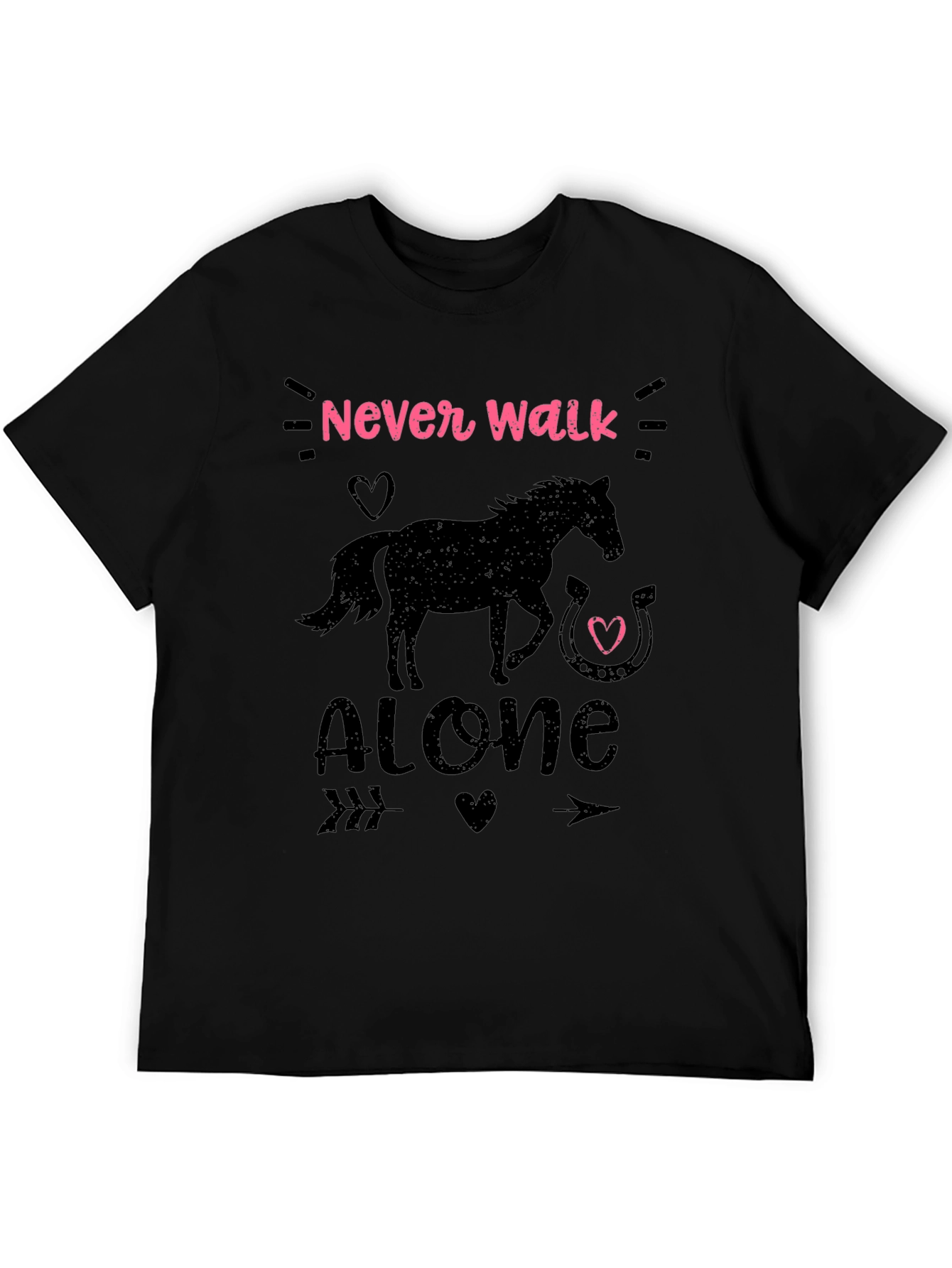 Never Walk Alone Horse Graphic Tee