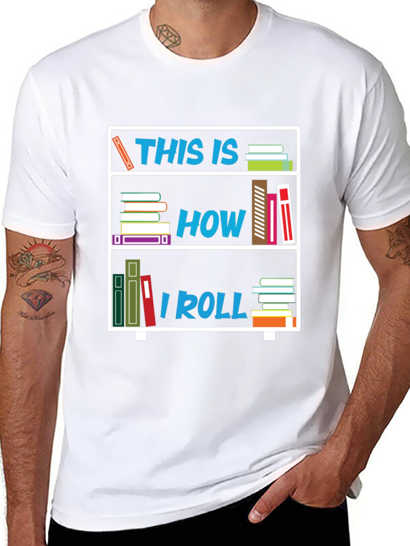 This Is How I Roll Bookshelf T-Shirt