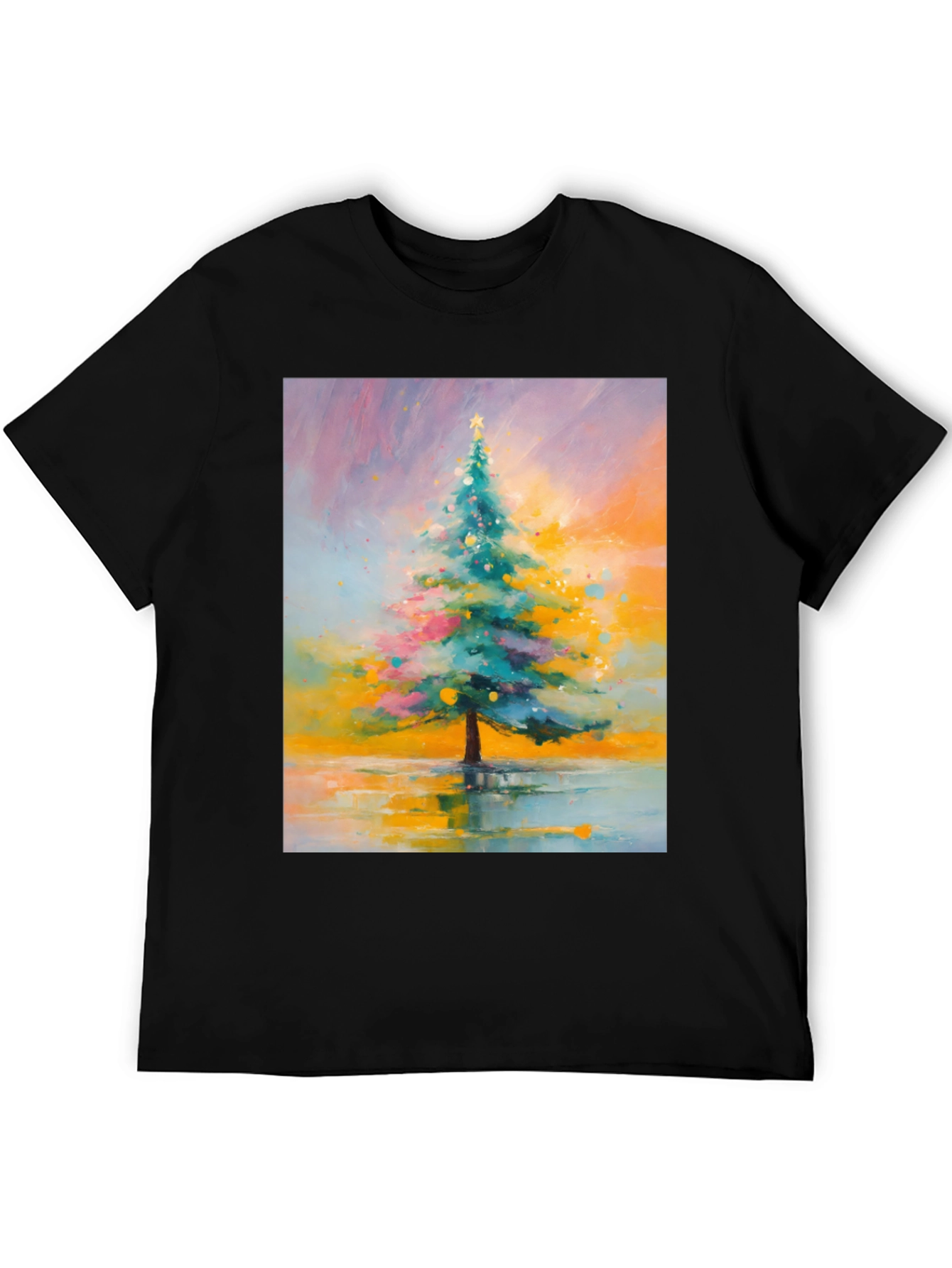 Christmas Tree Art T-Shirt - Holiday Season Tee