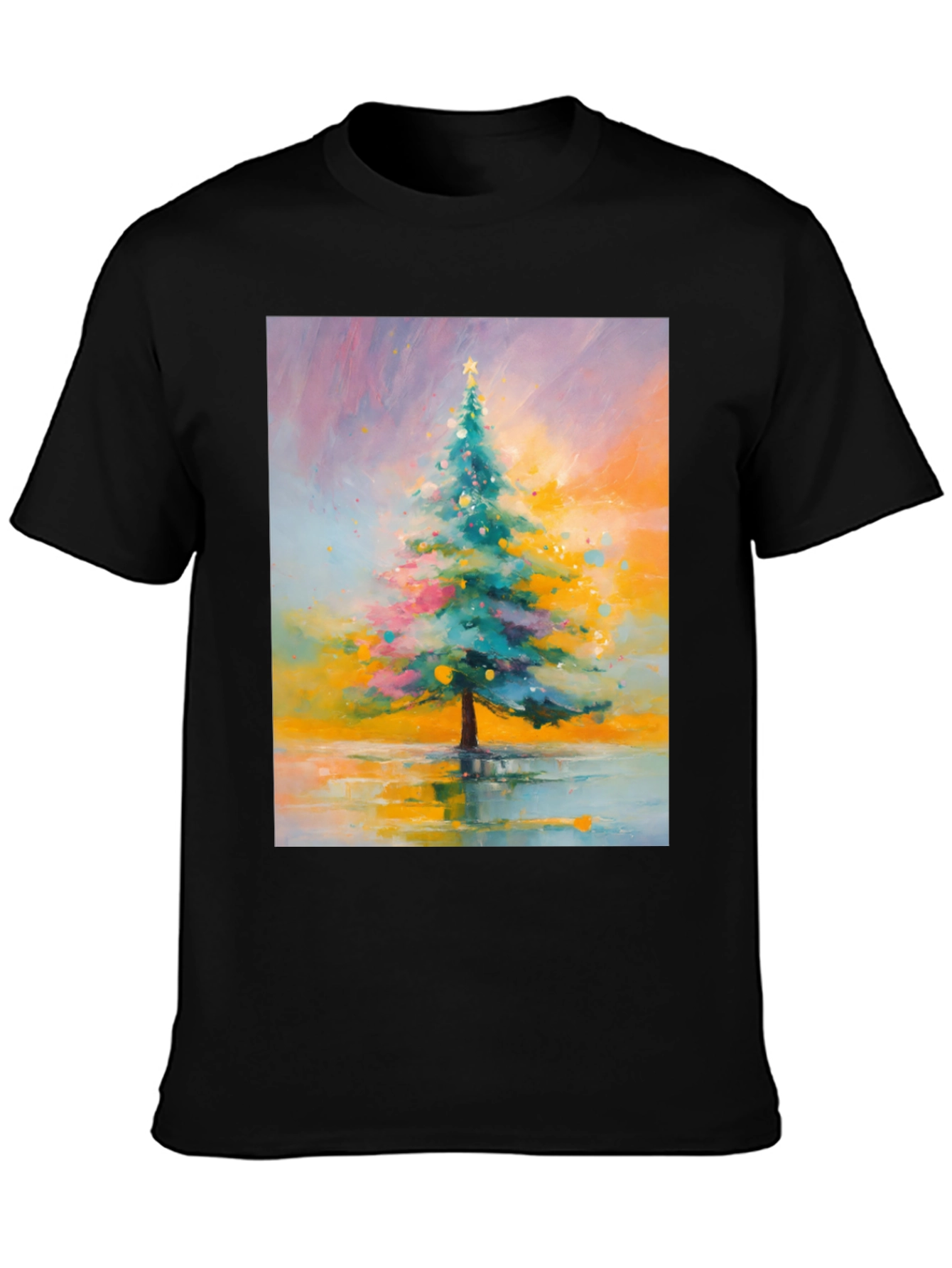 Christmas Tree Art T-Shirt - Holiday Season Tee