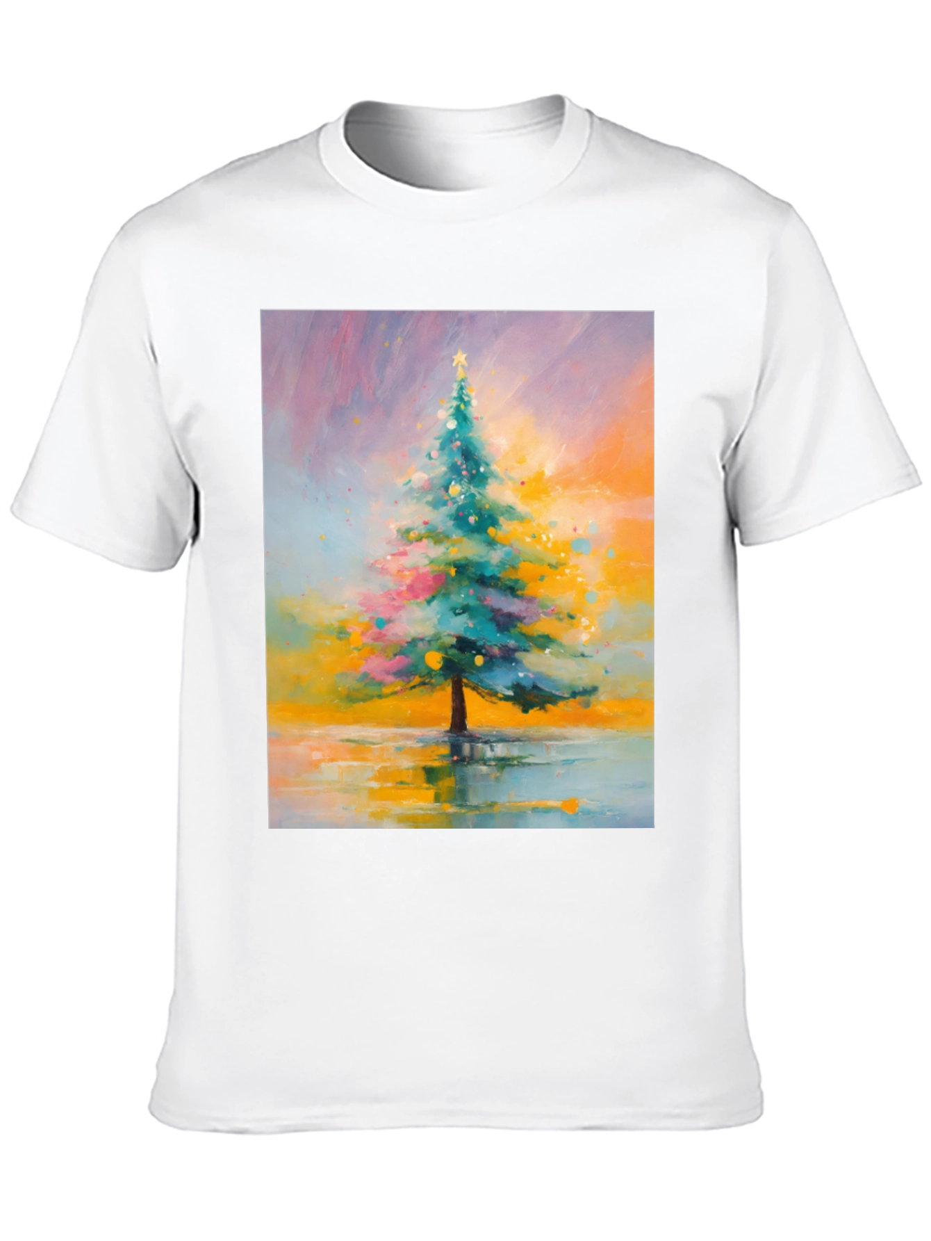 Christmas Tree Art T-Shirt - Holiday Season Tee