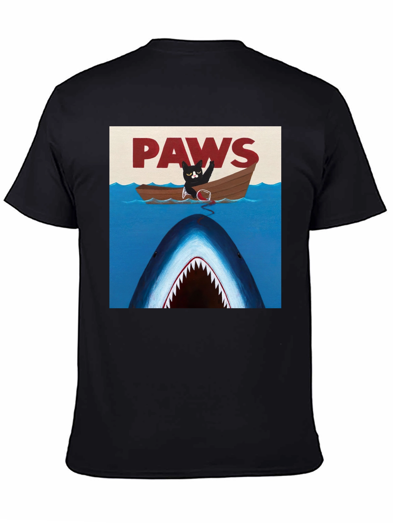 Paws Cat Jaws Funny T-Shirt