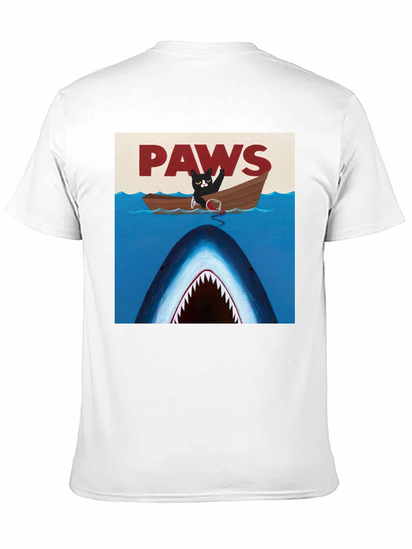 Paws Cat Jaws Funny T-Shirt
