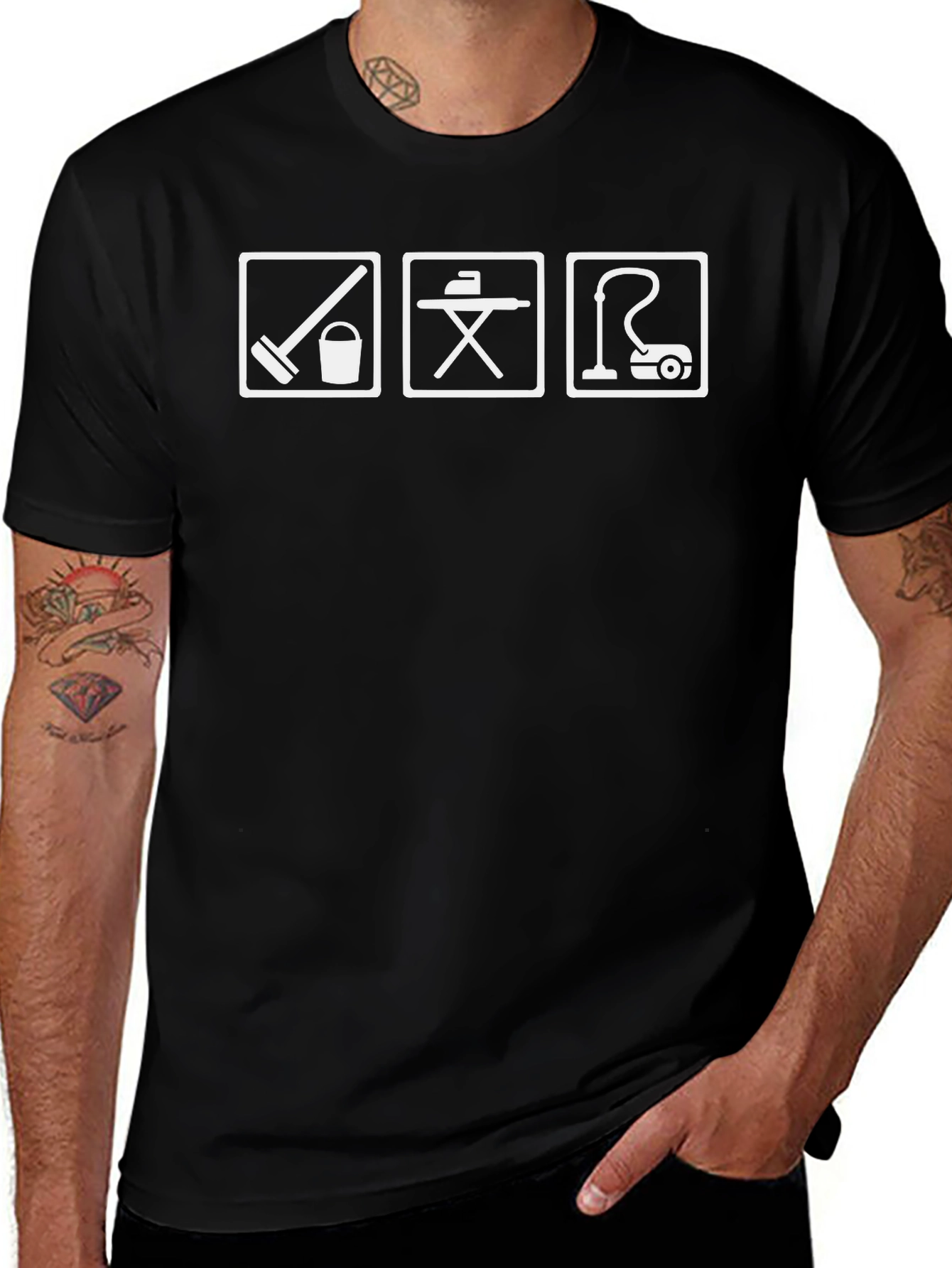 Cleaning Crew T-Shirt - Funny Household Chores Tee